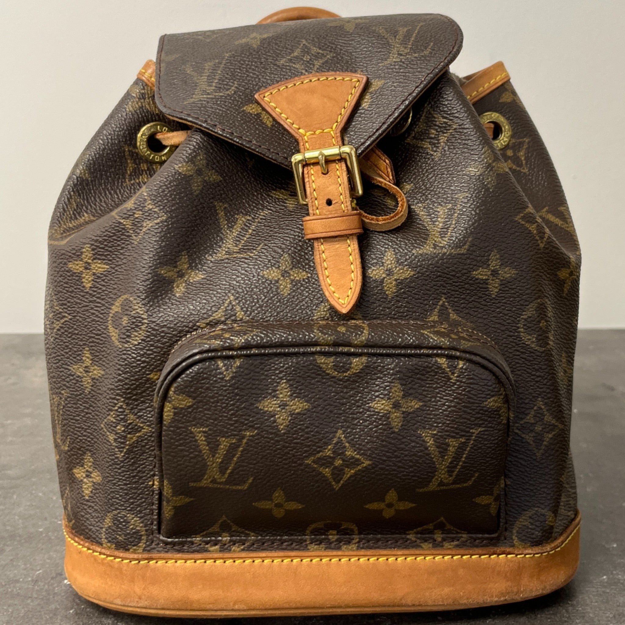 Women's Monogram Montsouris Mini Bag Brown