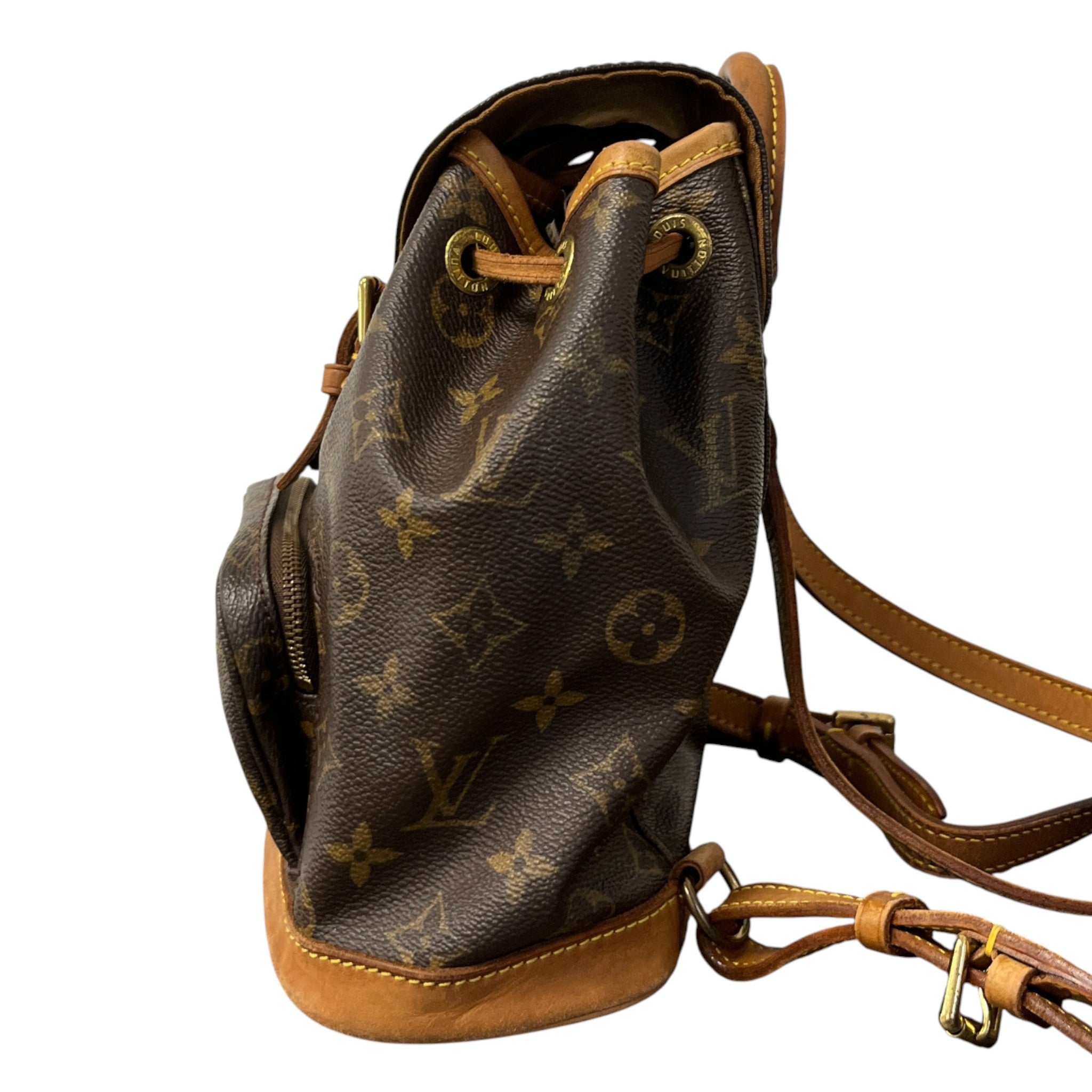 Women's Monogram Montsouris Mini Bag Brown