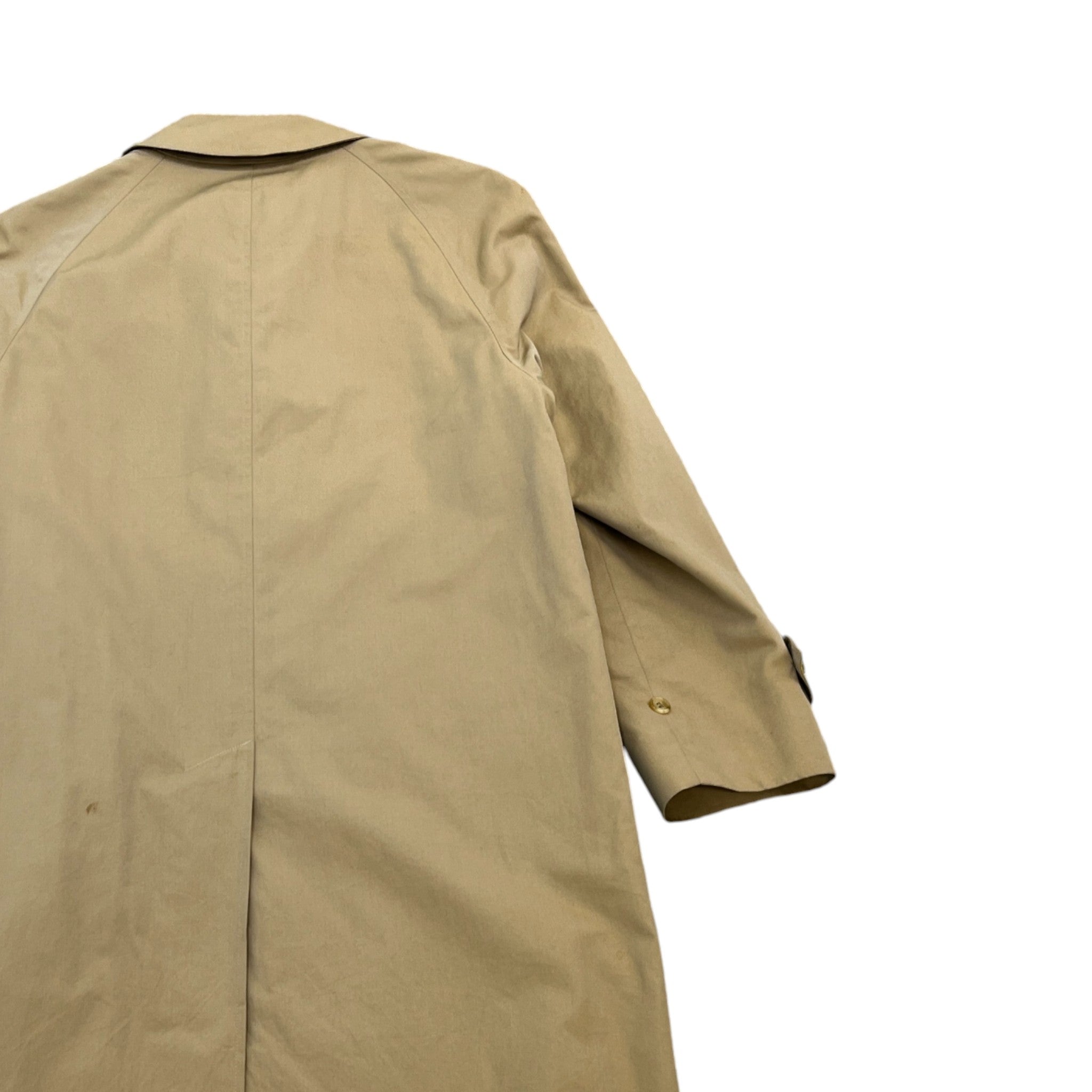 Men's Vintage Trench Jacket Tan Size M
