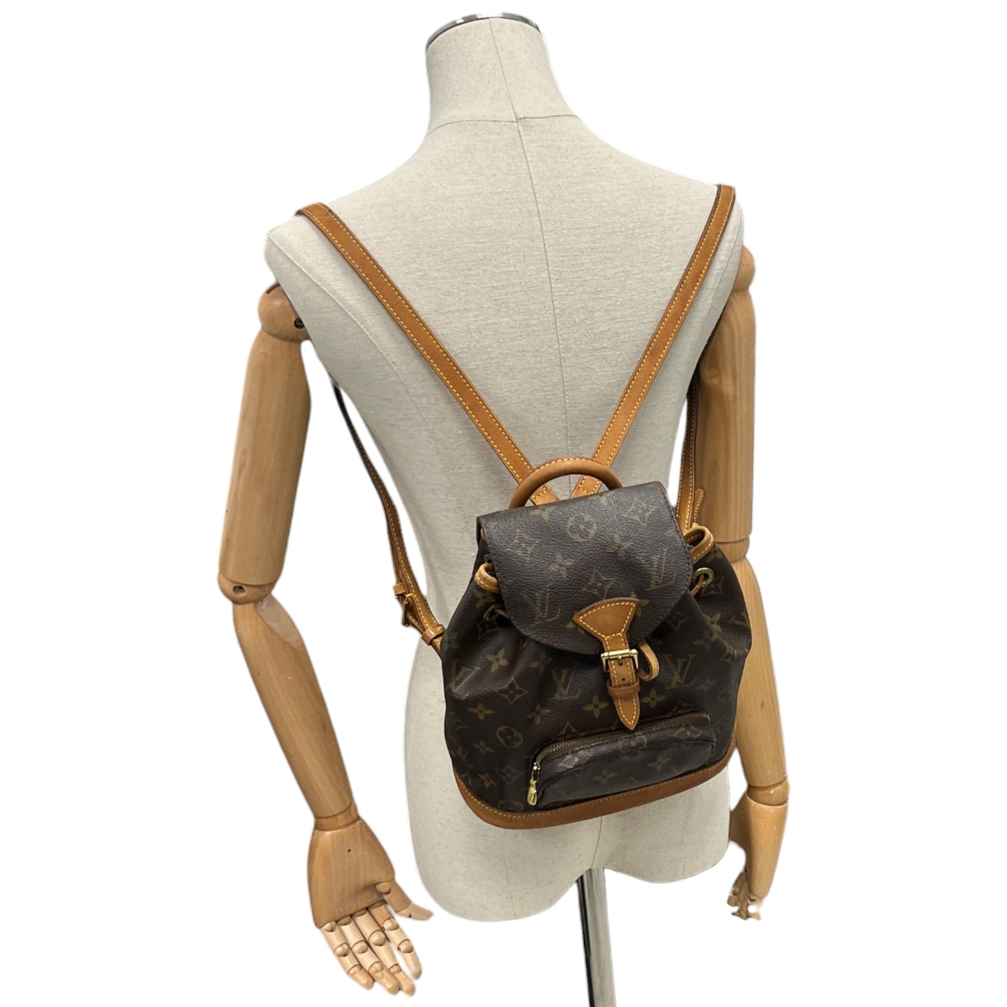 Women's Monogram Montsouris Mini Bag Brown