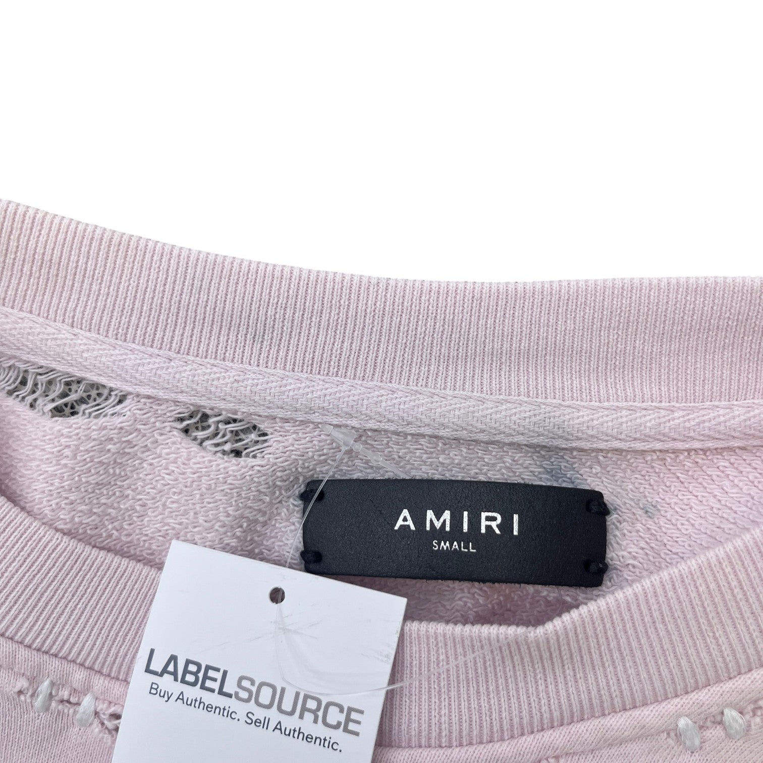 Women's Alligator Distressed Jumper Pink Size S