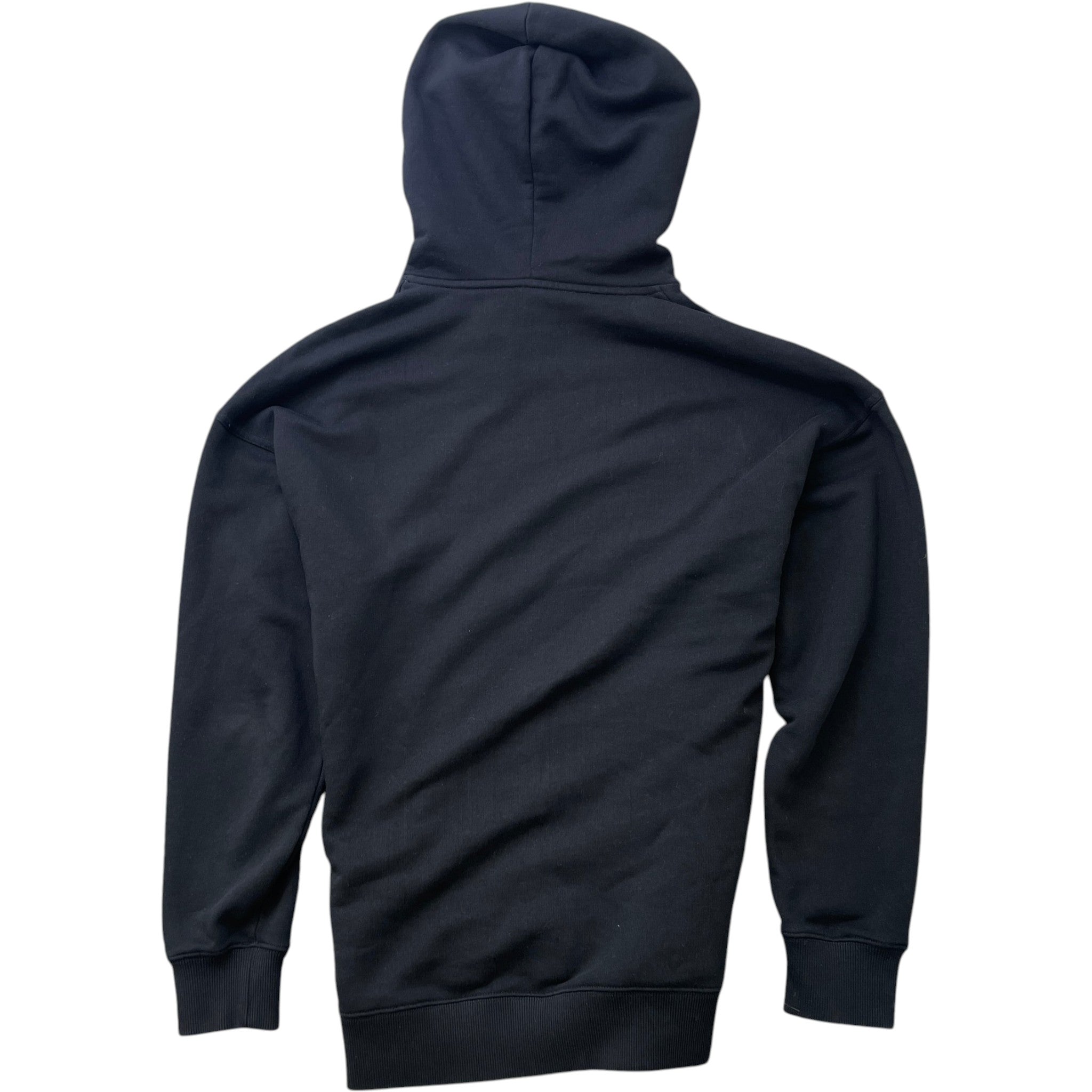 Men's Logo Print Hoodie Black Size S