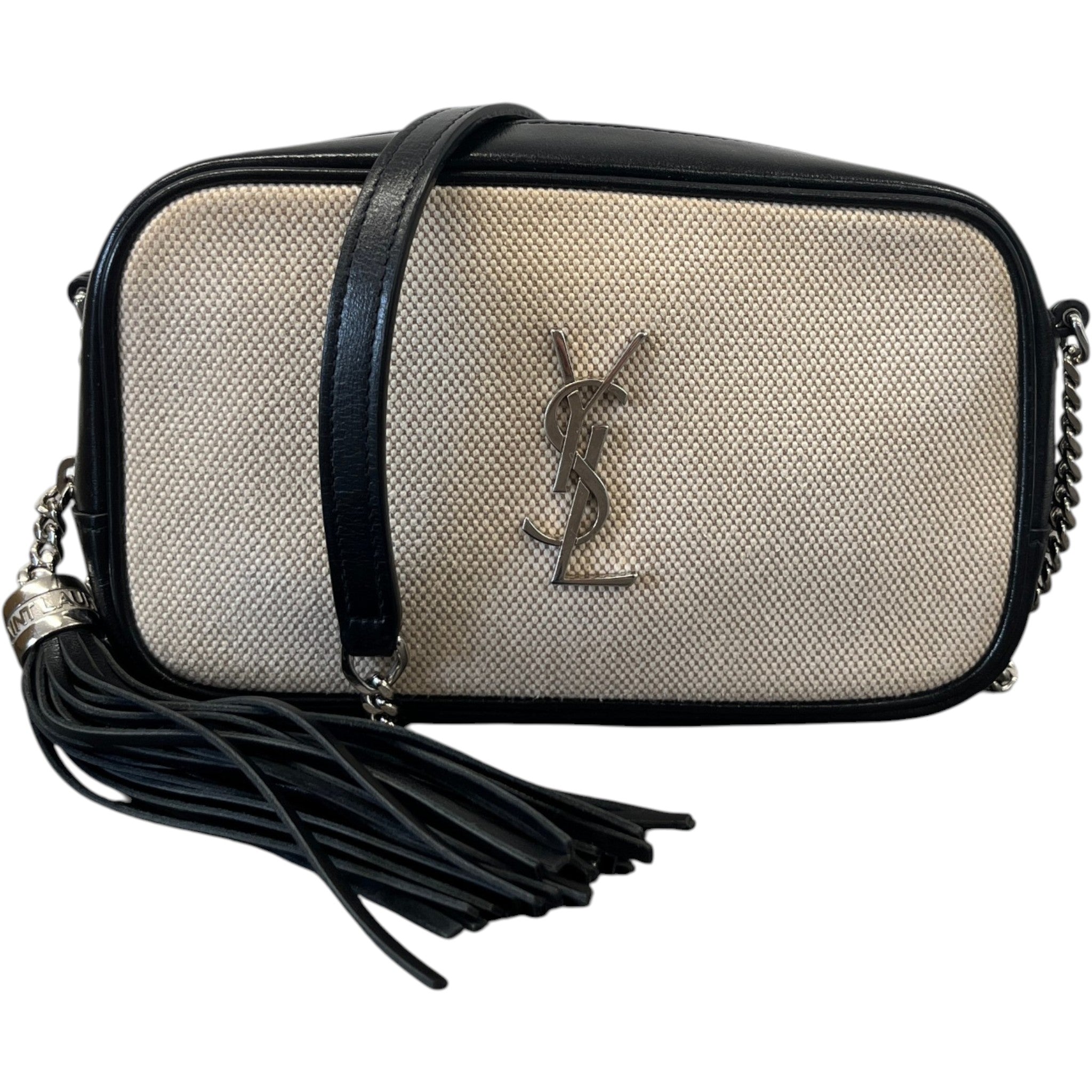 Women's Mini Lou Linen Camera Bag Black