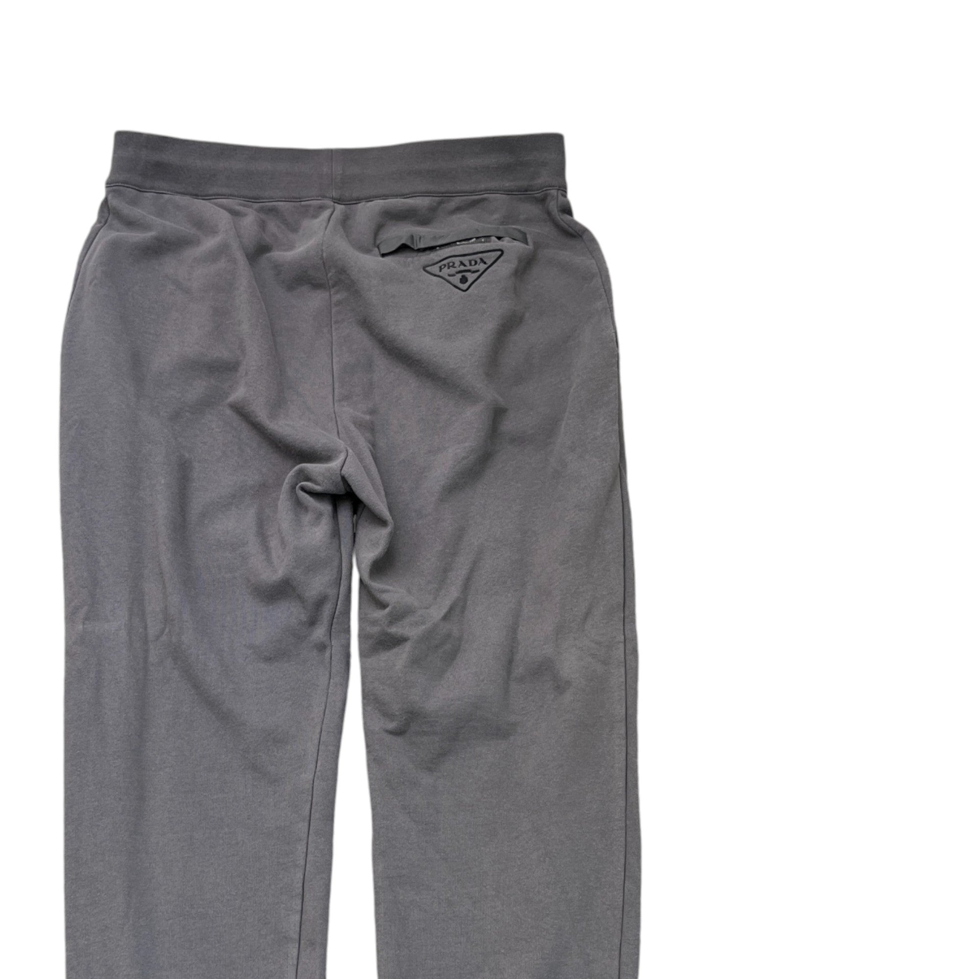 Men's Logo Print Joggers Grey Size M