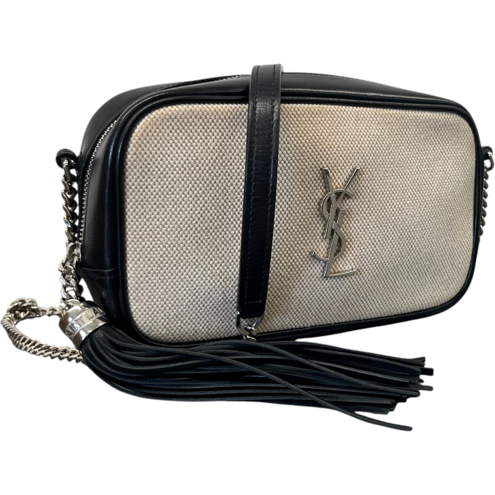Women's Mini Lou Linen Camera Bag Black