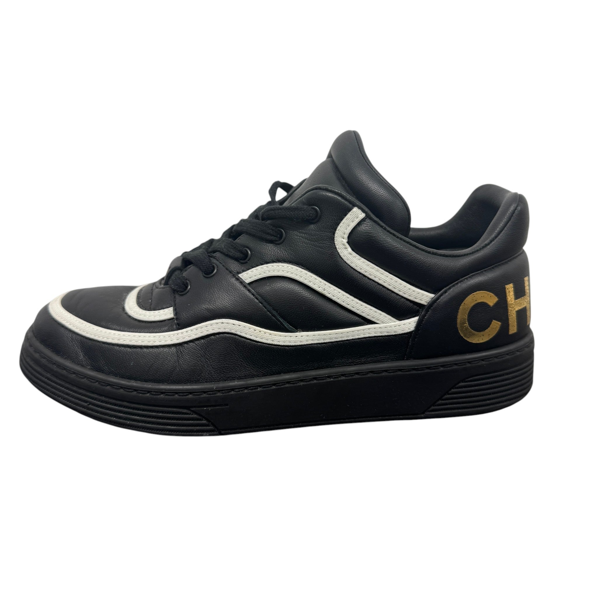 Women's Logo Low Trainers Black Size EU 37.5 / UK 4.5