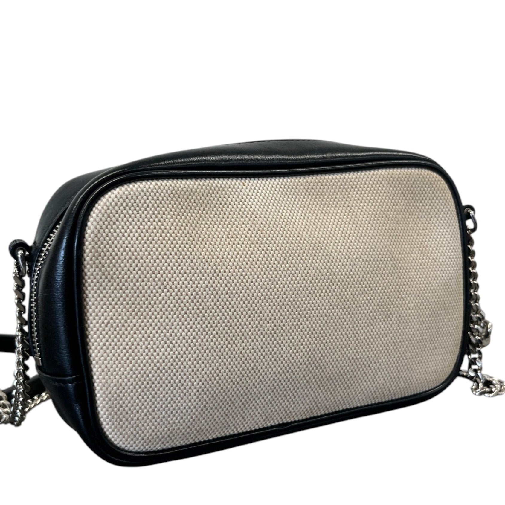 Women's Mini Lou Linen Camera Bag Black
