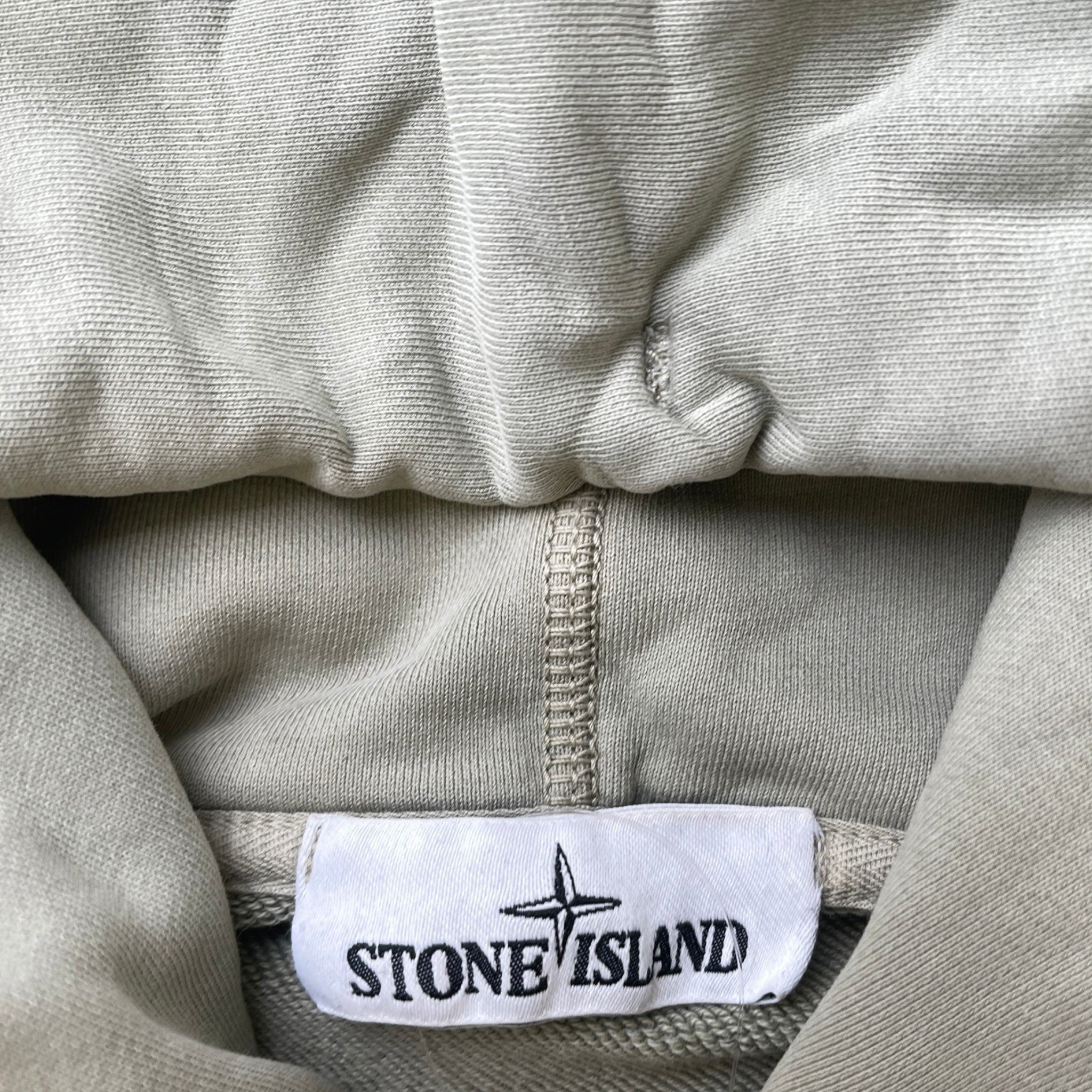 Men's Applique Logo Hoodie Green Size S