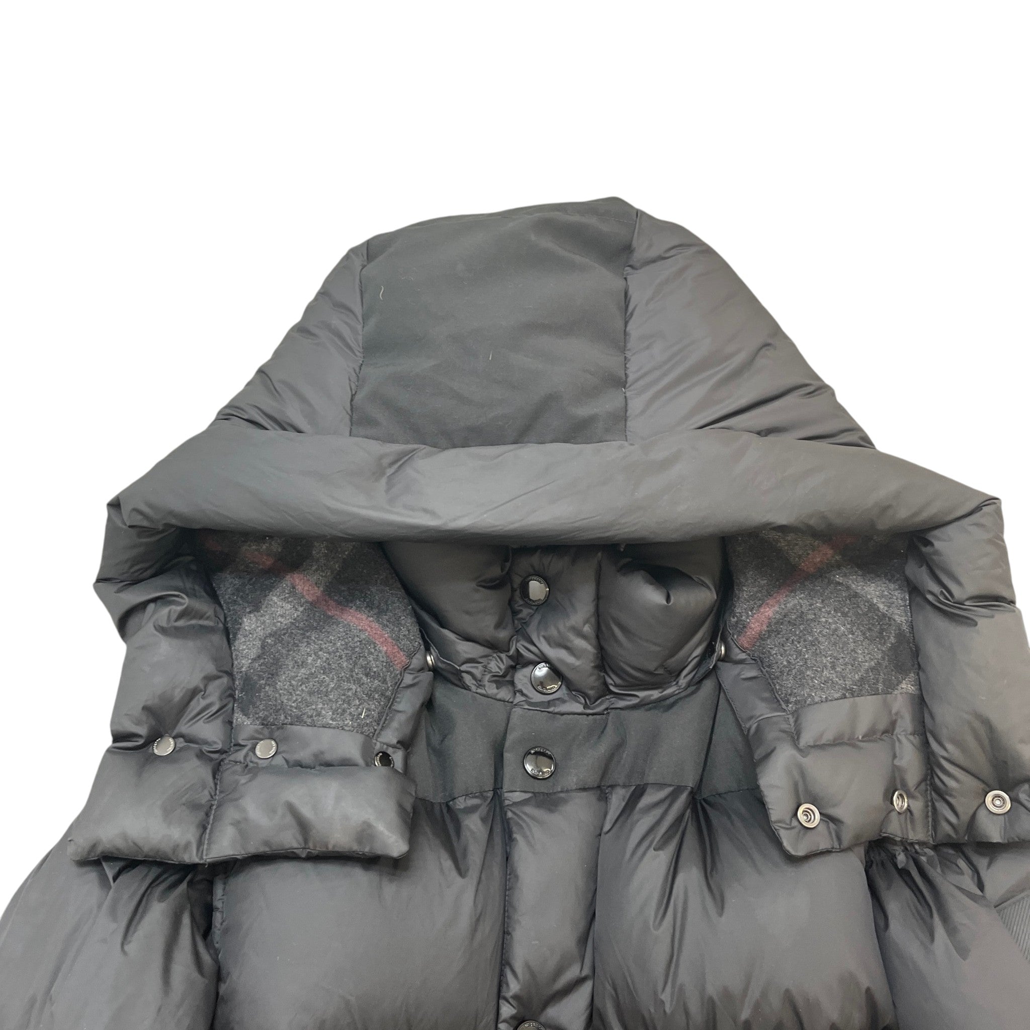 Men's Detachable Sleeve Down Jacket Black Size S