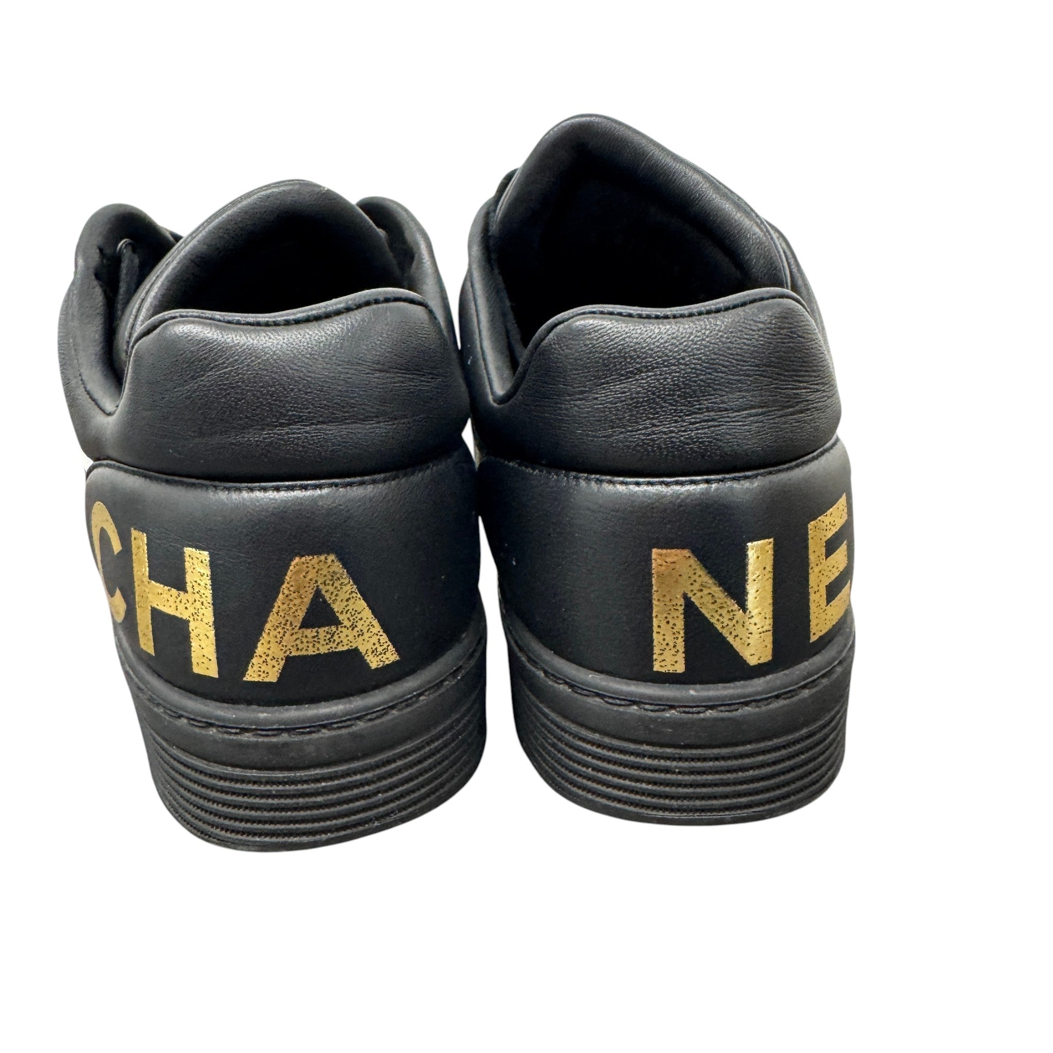 Women's Logo Low Trainers Black Size EU 37.5 / UK 4.5