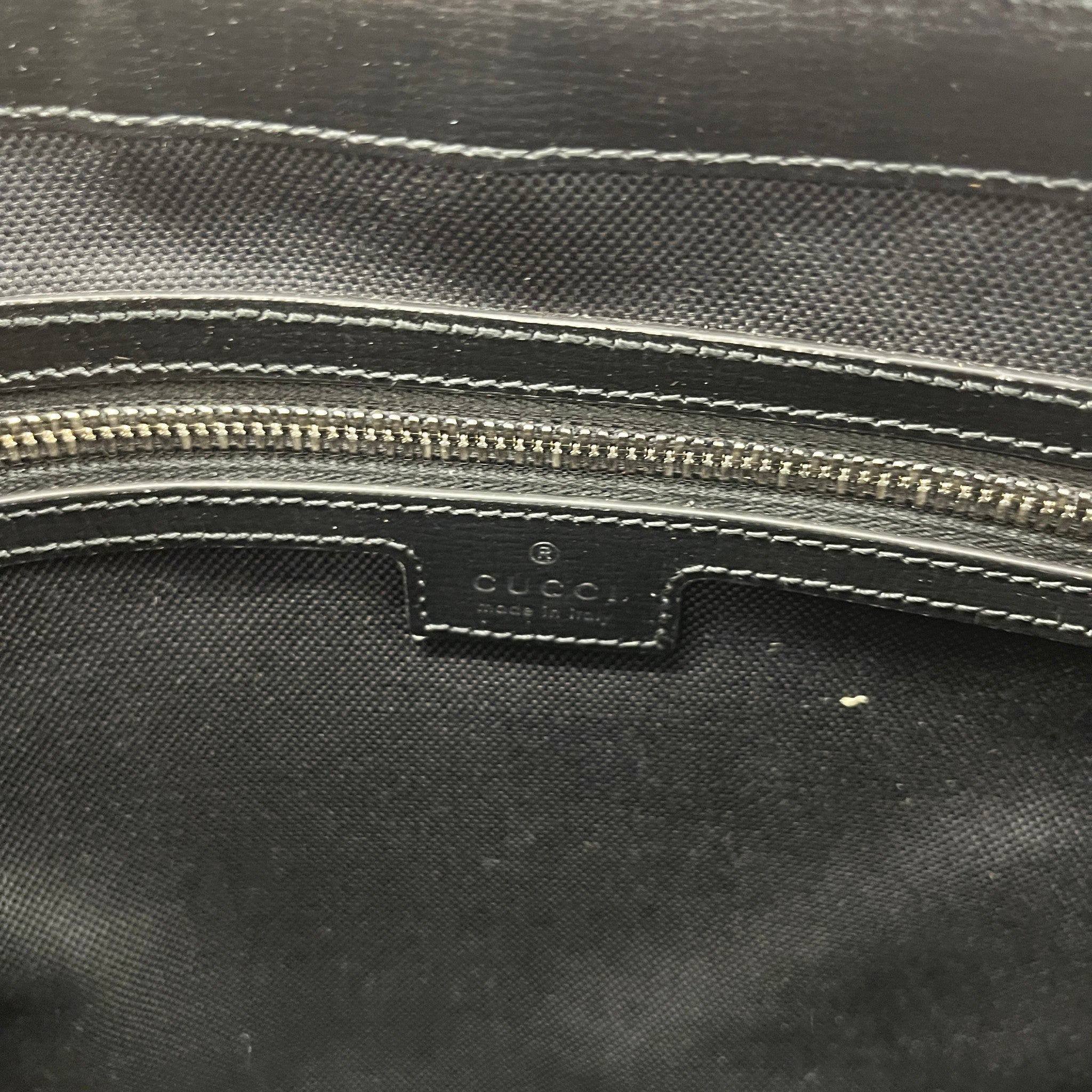 Men's Gg Supreme Crossbody Bag Black