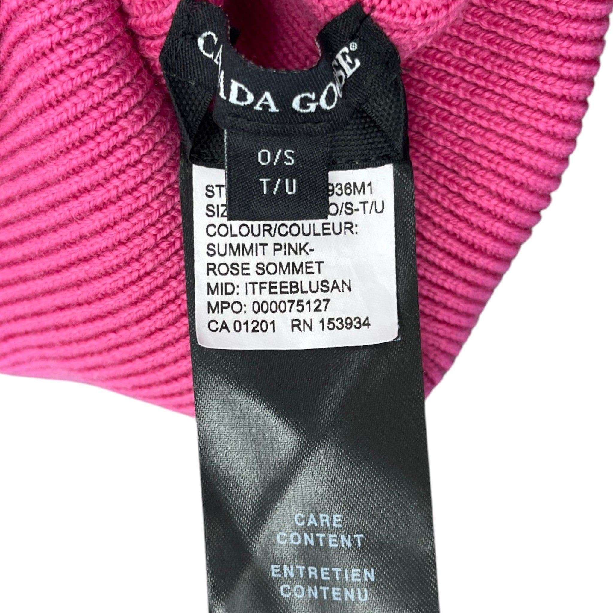 Women's Logo Beanie Hat Pink