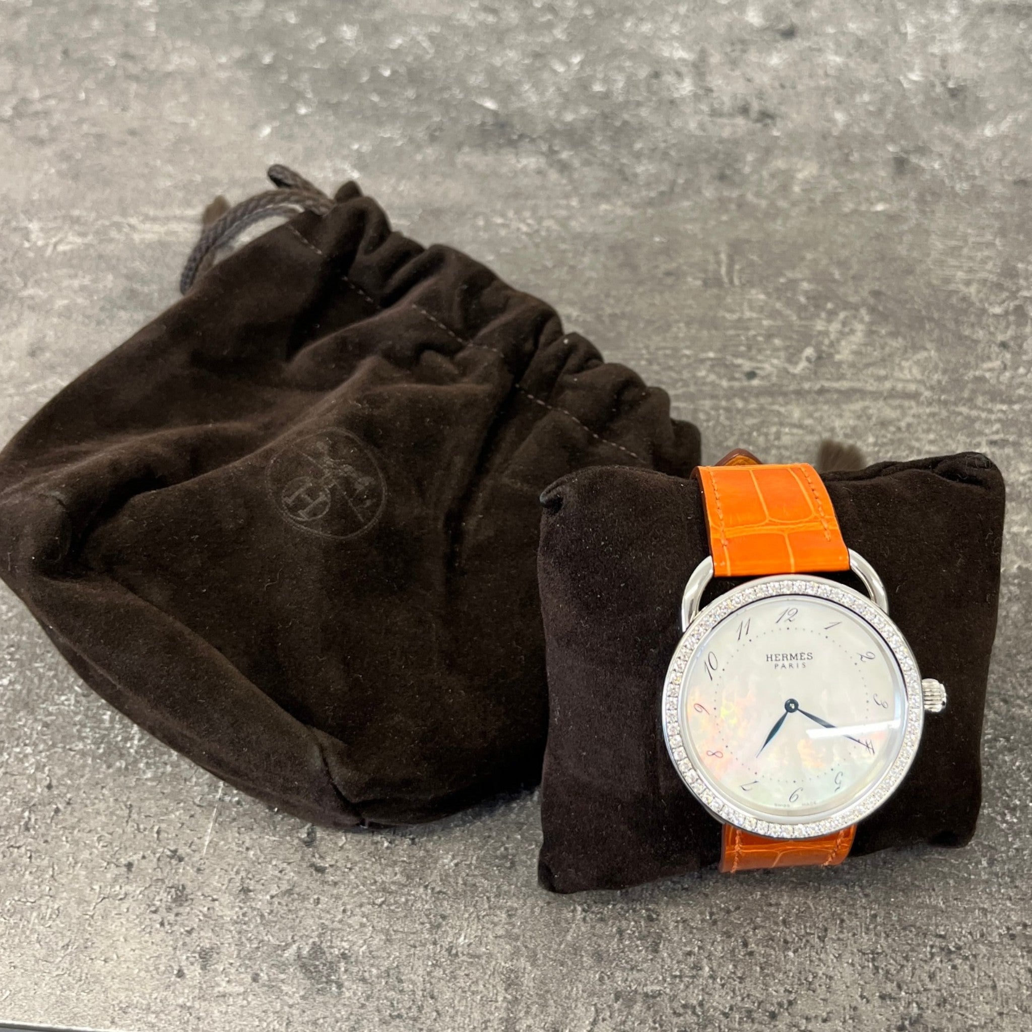 Women's Arceau Diamond Ar5.730 Watch Orange