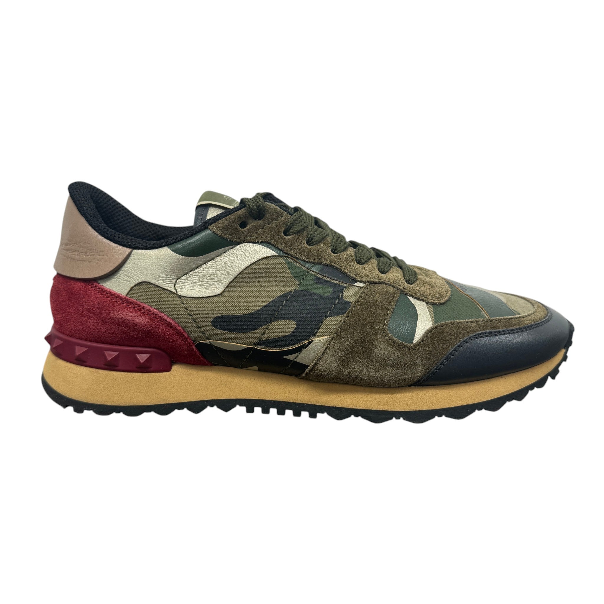 Men's Rock Runner Low Trainers Khaki Size EU 40 / UK 6