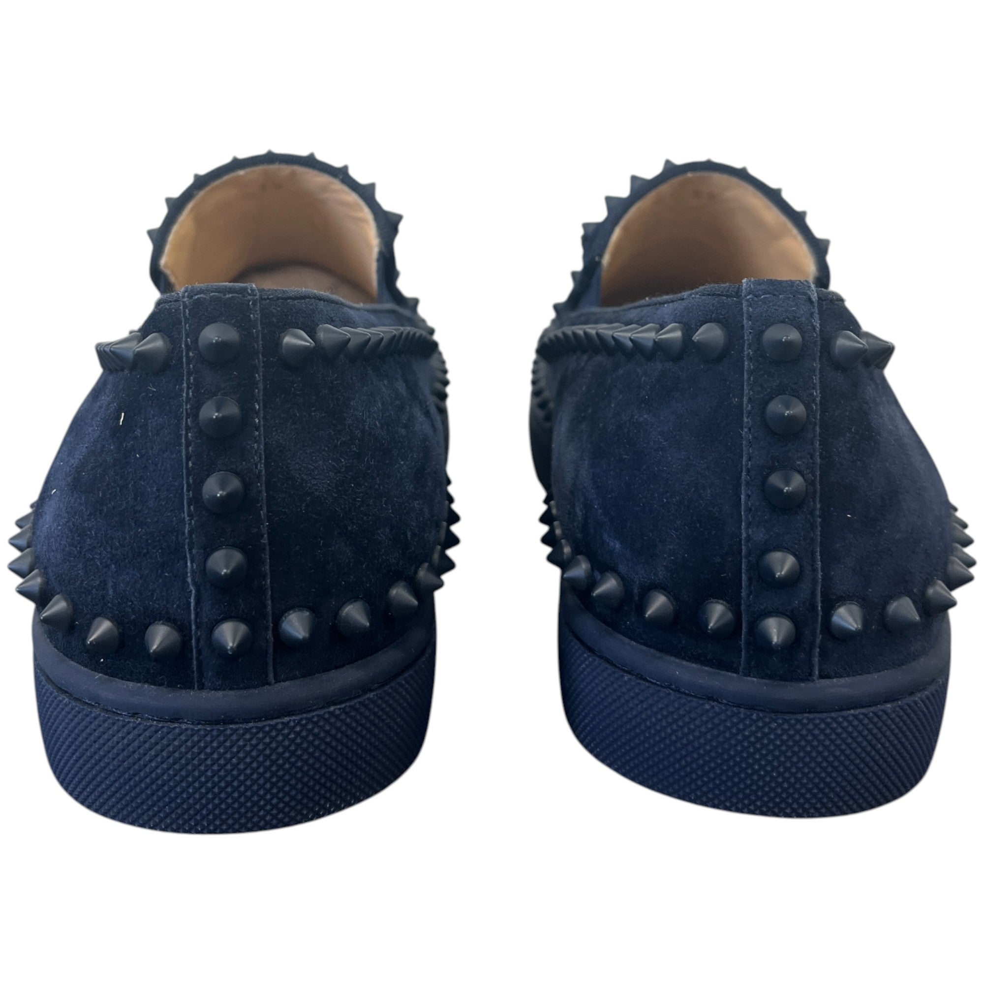 Men's Pik Boat Flat Veau Velour Loafers Navy Size EU 39 / UK 5