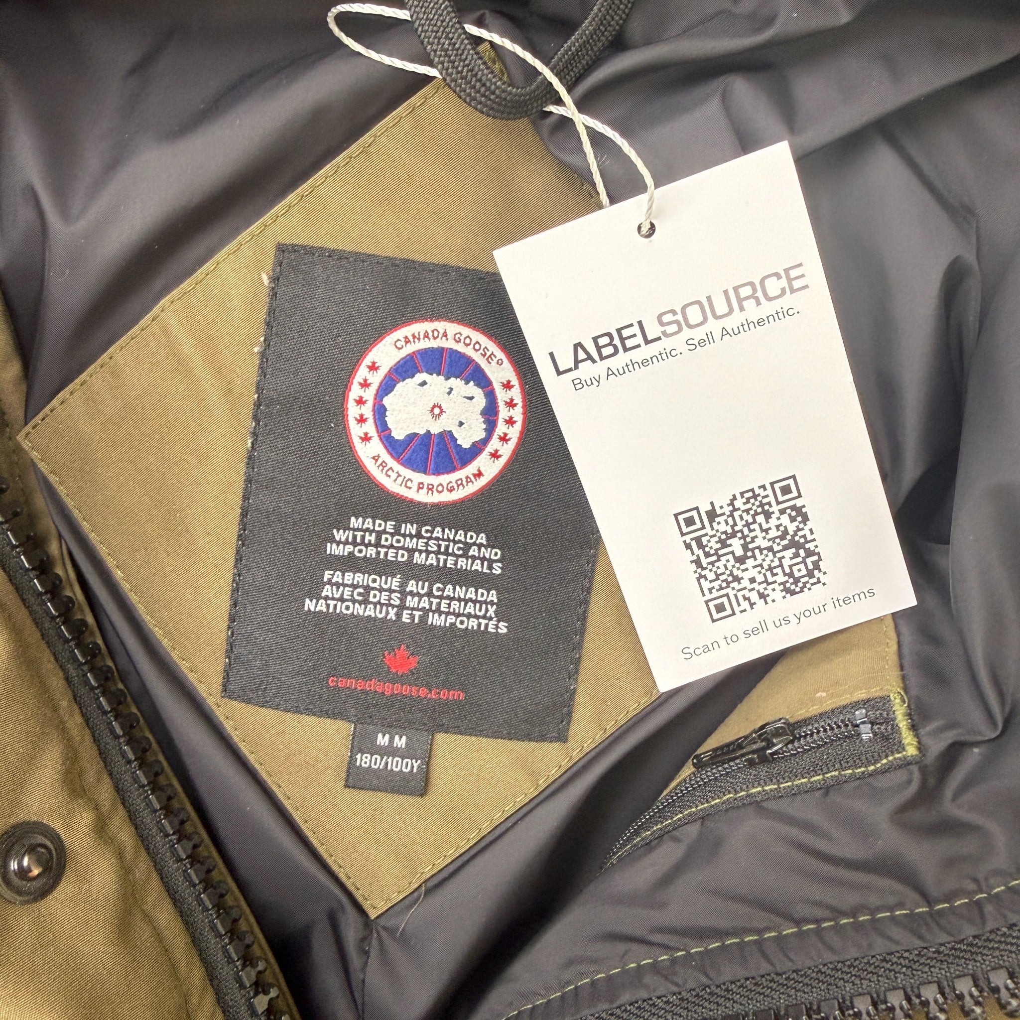 Men's Macmillan Down Jacket Khaki Size M