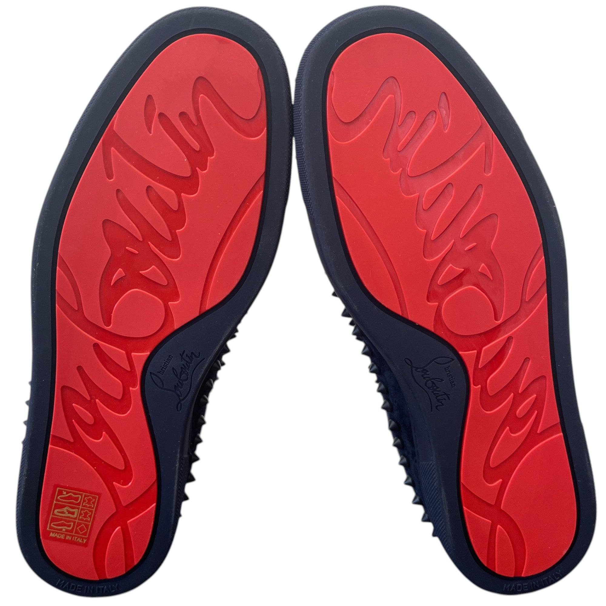 Men's Pik Boat Flat Veau Velour Loafers Navy Size EU 39 / UK 5