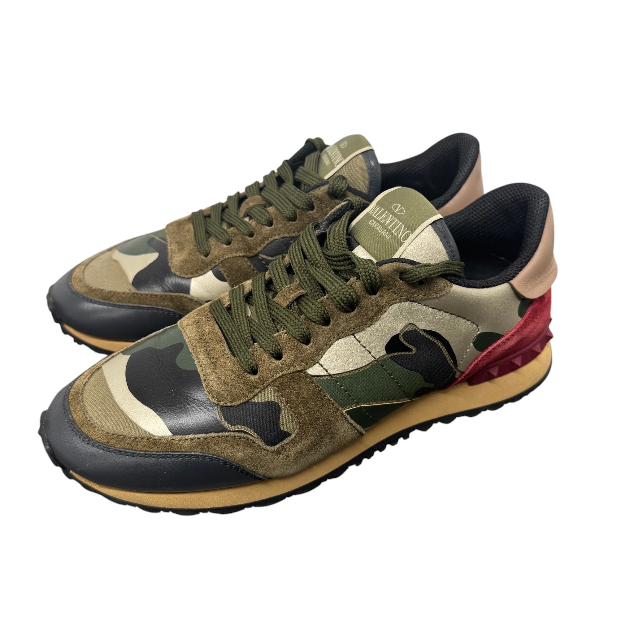 Men's Rock Runner Low Trainers Khaki Size EU 40 / UK 6