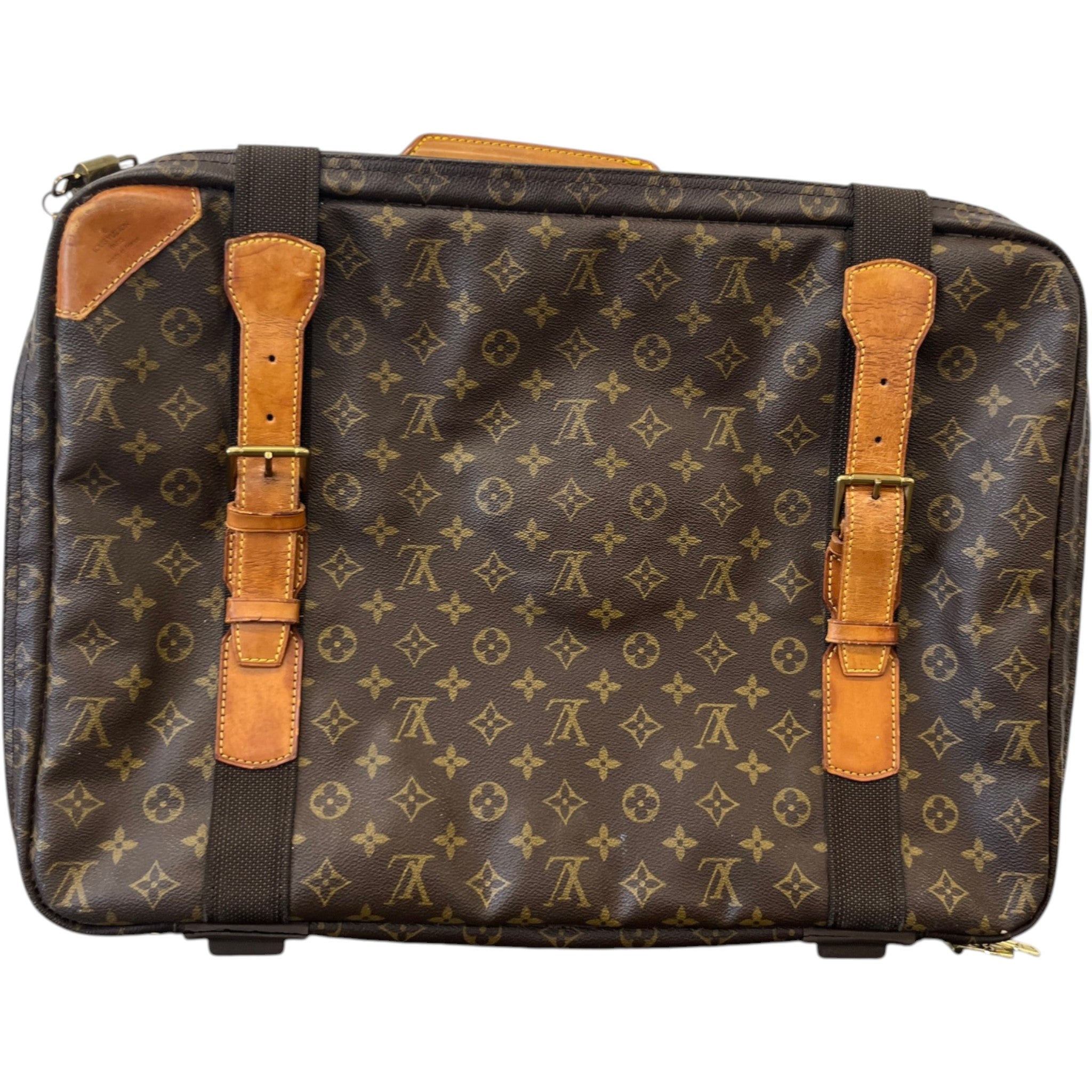 Vintage Monogram Satellite 53 Suitcase Brown