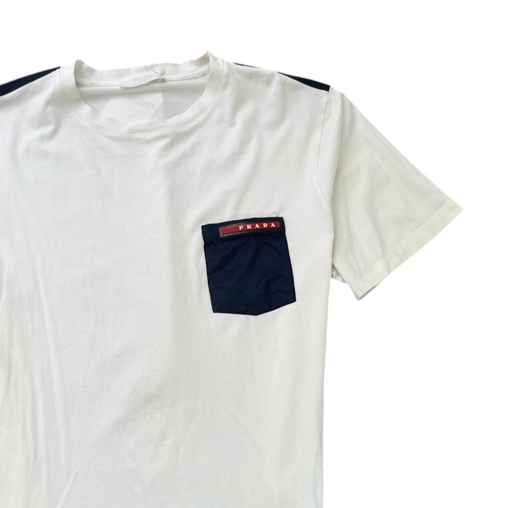 Men's Linea Rossa Nylon Pocket T-Shirt White Size M