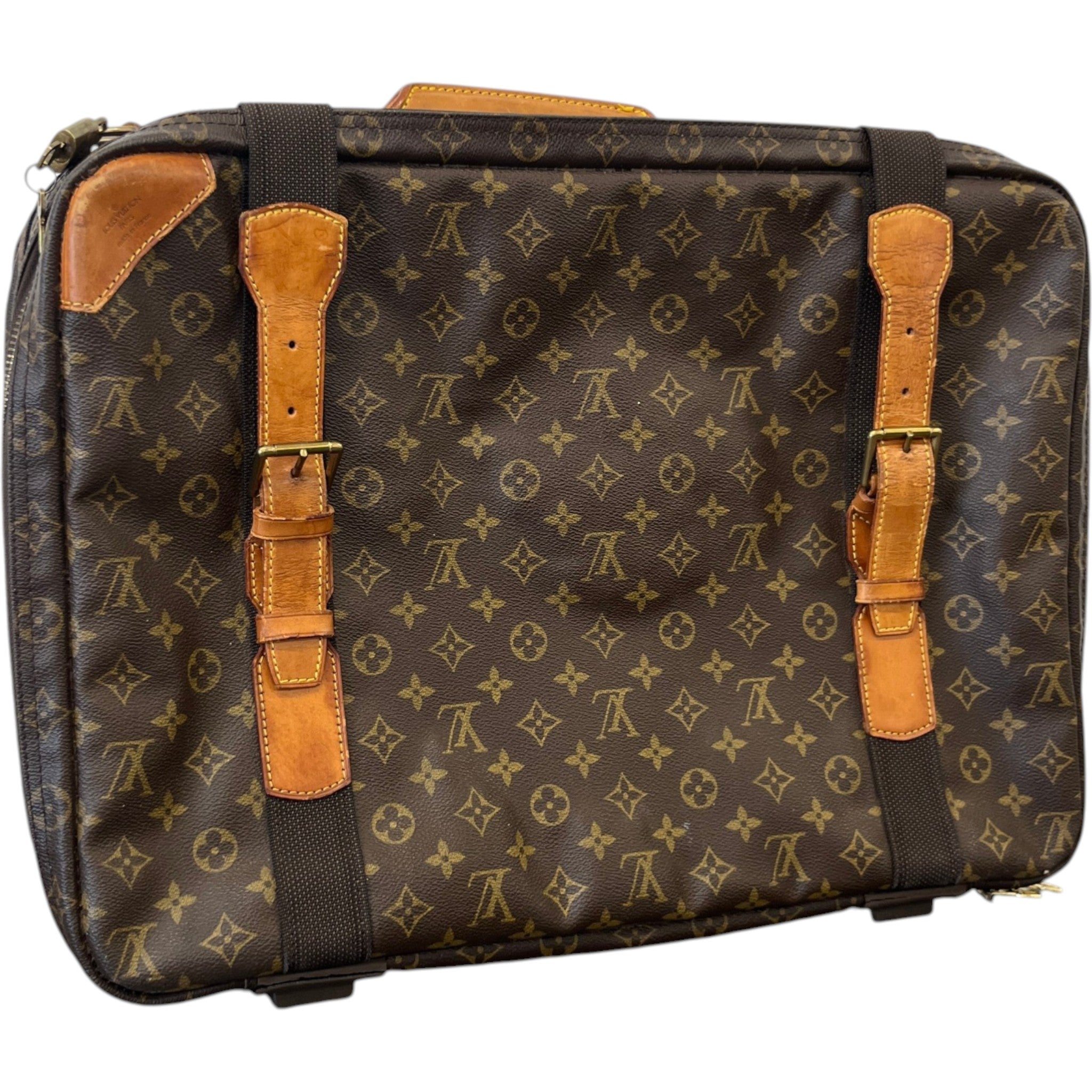 Vintage Monogram Satellite 53 Suitcase Brown