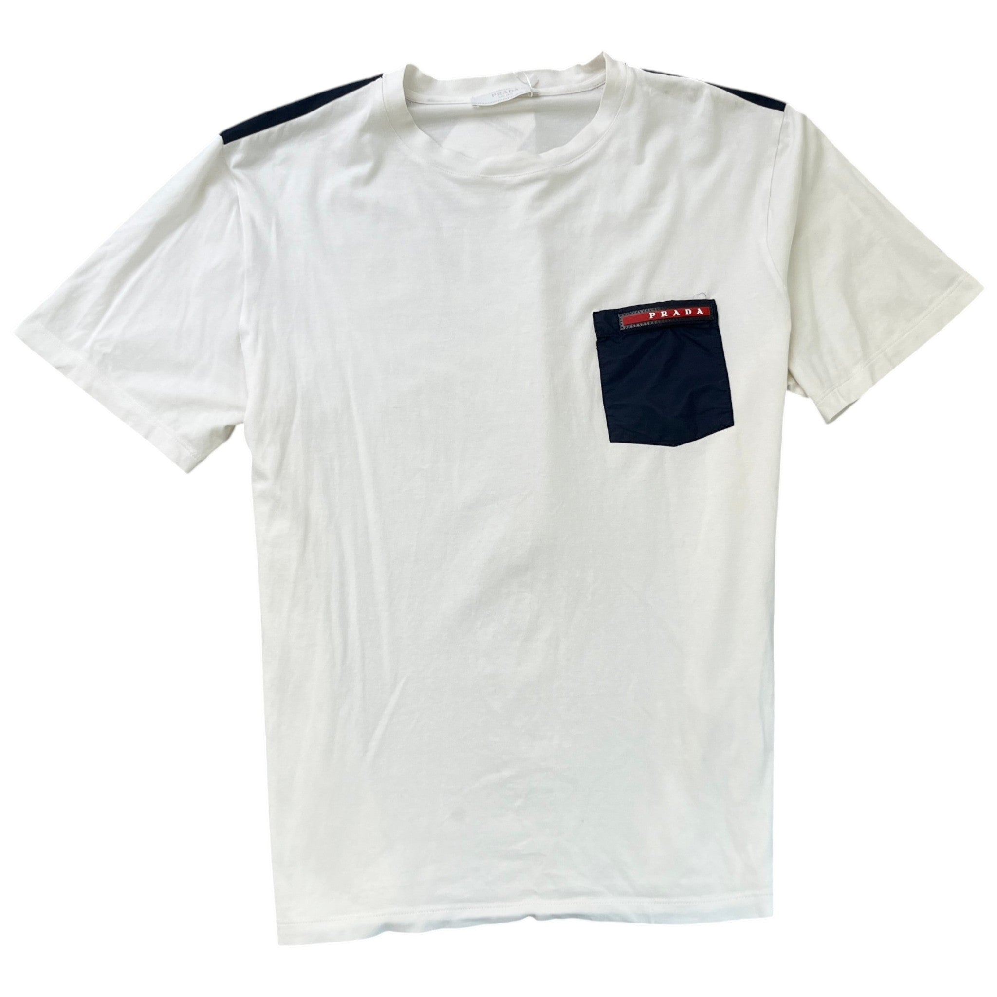 Men's Linea Rossa Nylon Pocket T-Shirt White Size M