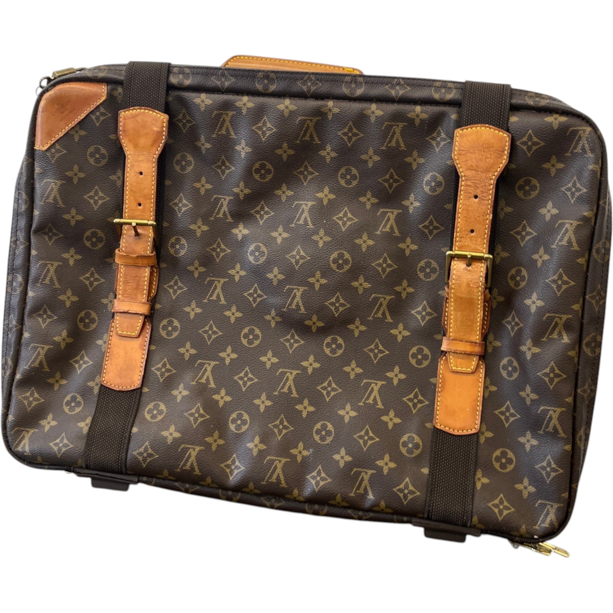 Vintage Monogram Satellite 53 Suitcase Brown