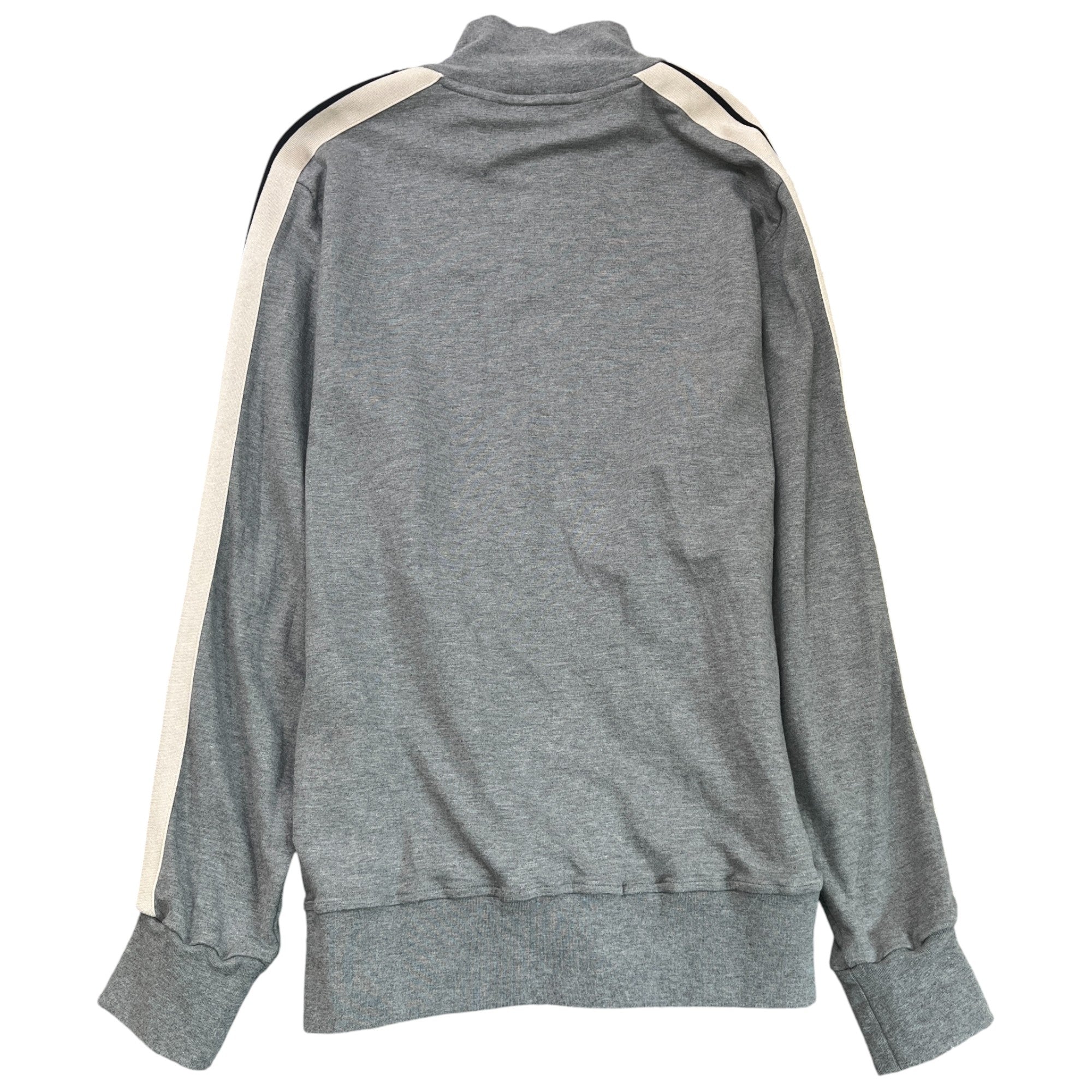 Men's Printed Logo Track Jacket Grey Size XL