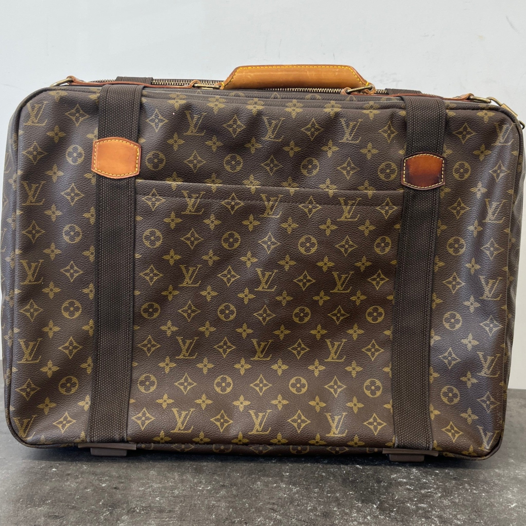 Vintage Monogram Satellite 53 Suitcase Brown