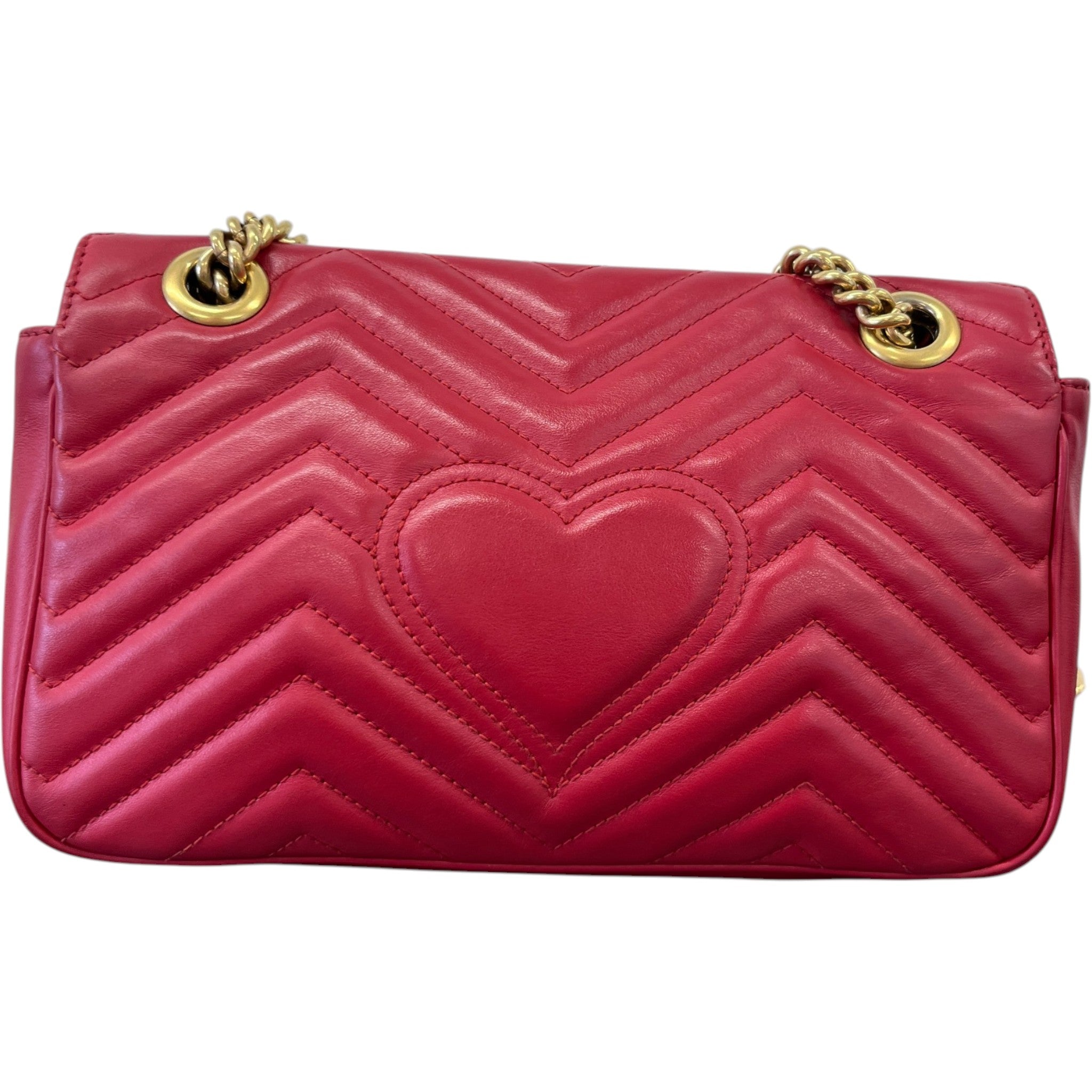 Women's Gg Marmont Small Bag Red