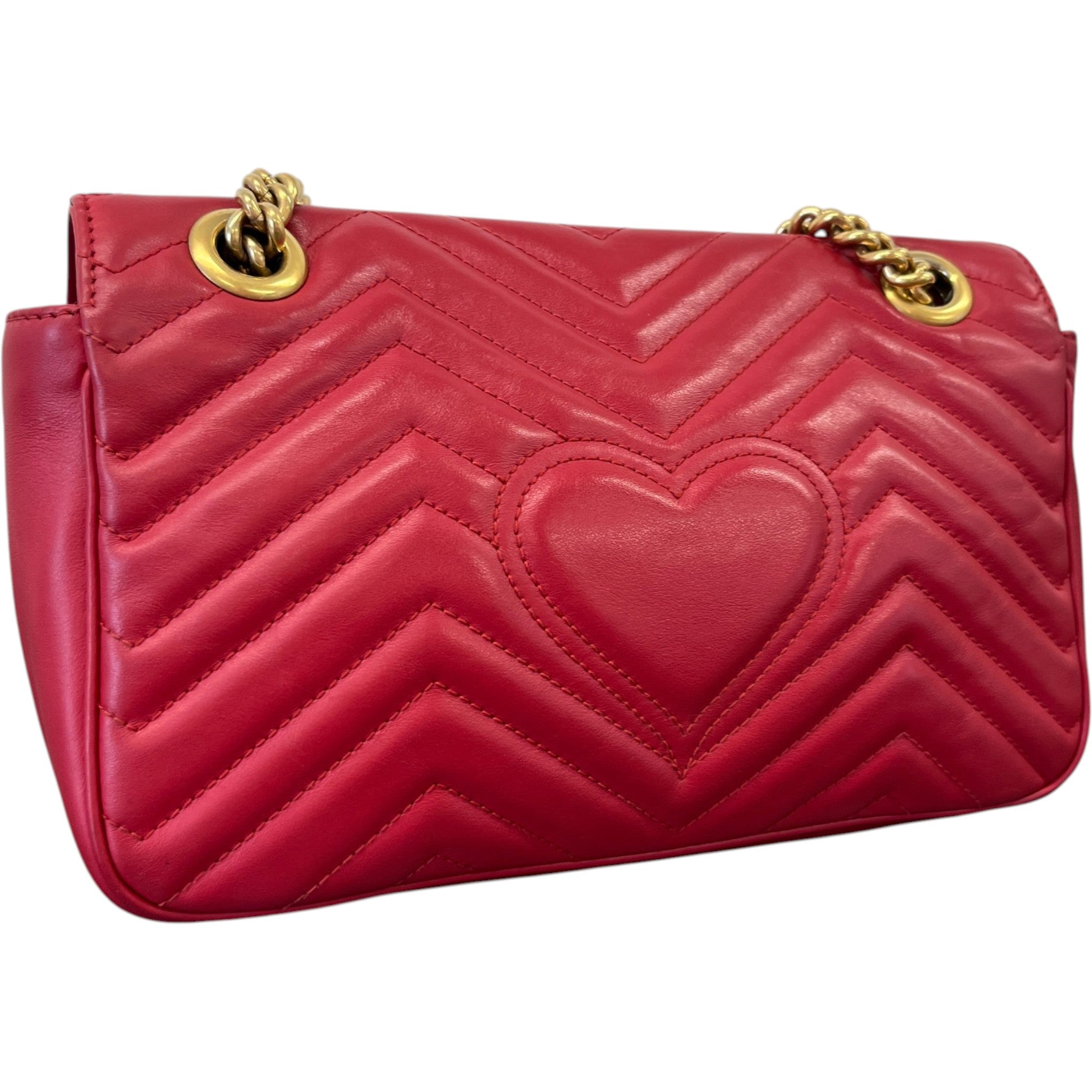 Women's Gg Marmont Small Bag Red