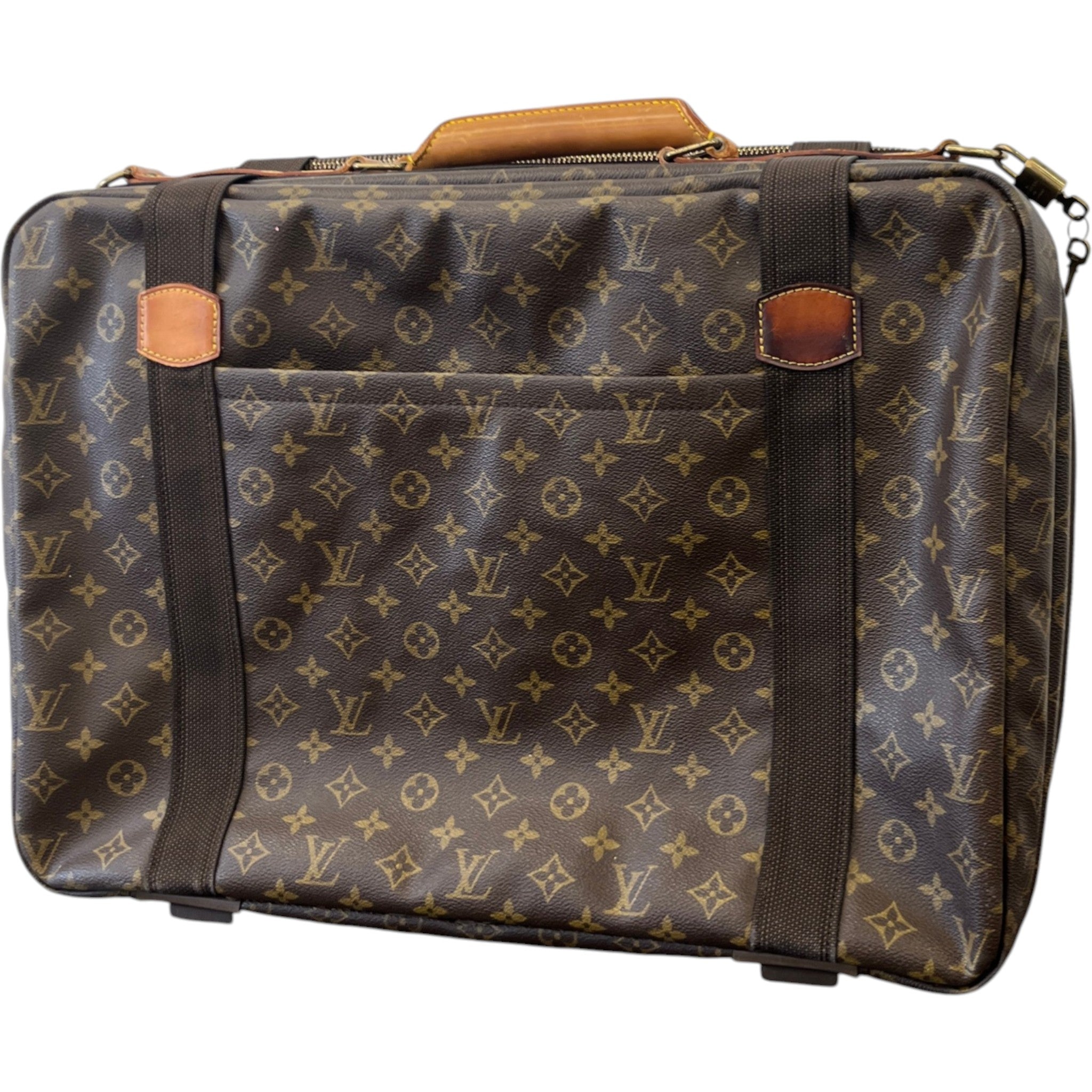 Vintage Monogram Satellite 53 Suitcase Brown