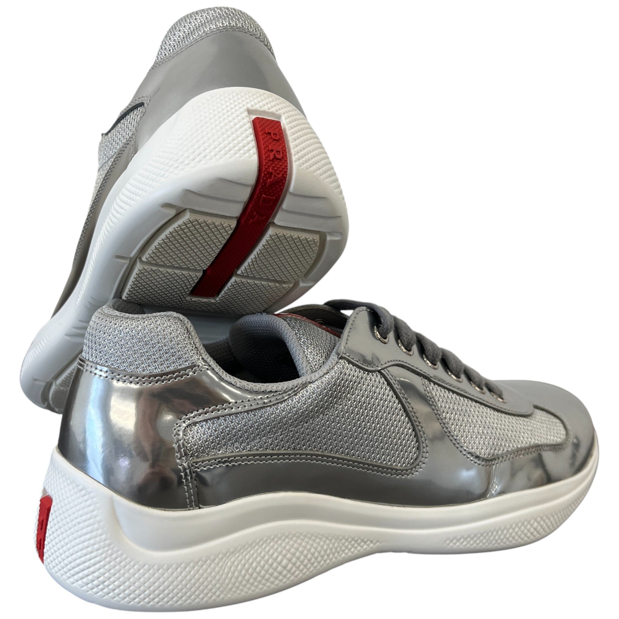 Men's America'S Cup Low Trainers Silver Size EU 43 / UK 9