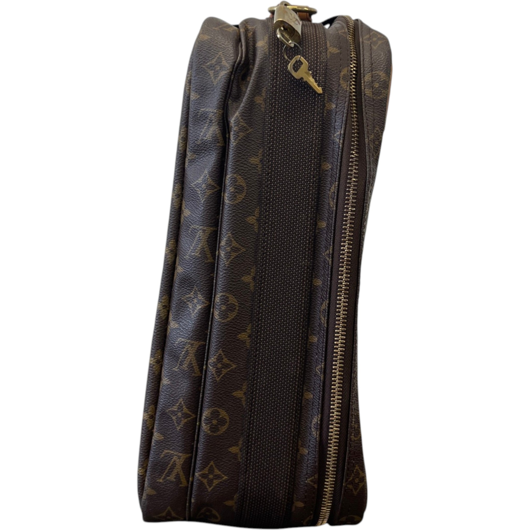 Vintage Monogram Satellite 53 Suitcase Brown
