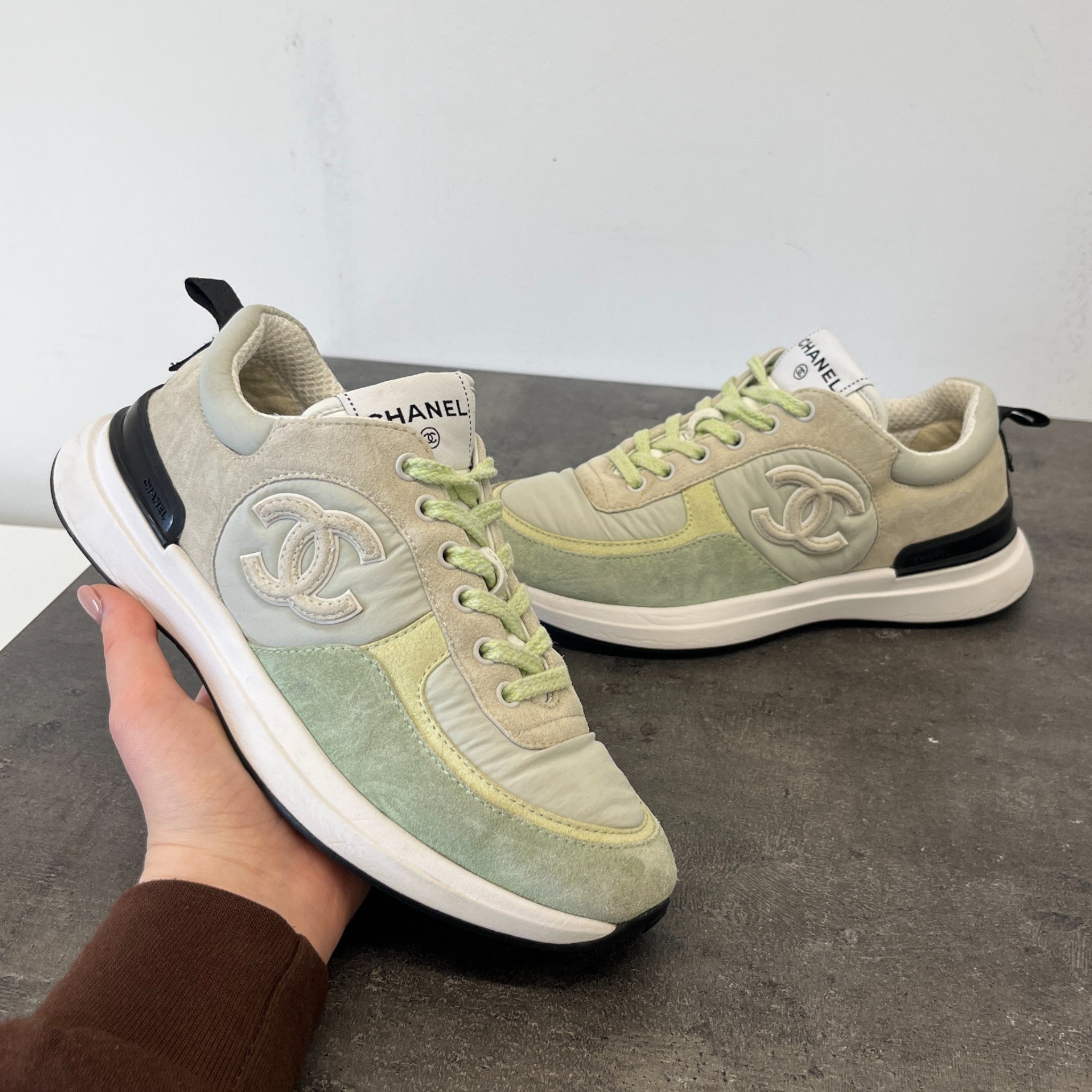 Women's Cc Runner Low Trainers Green Size EU 36.5 / UK 3.5