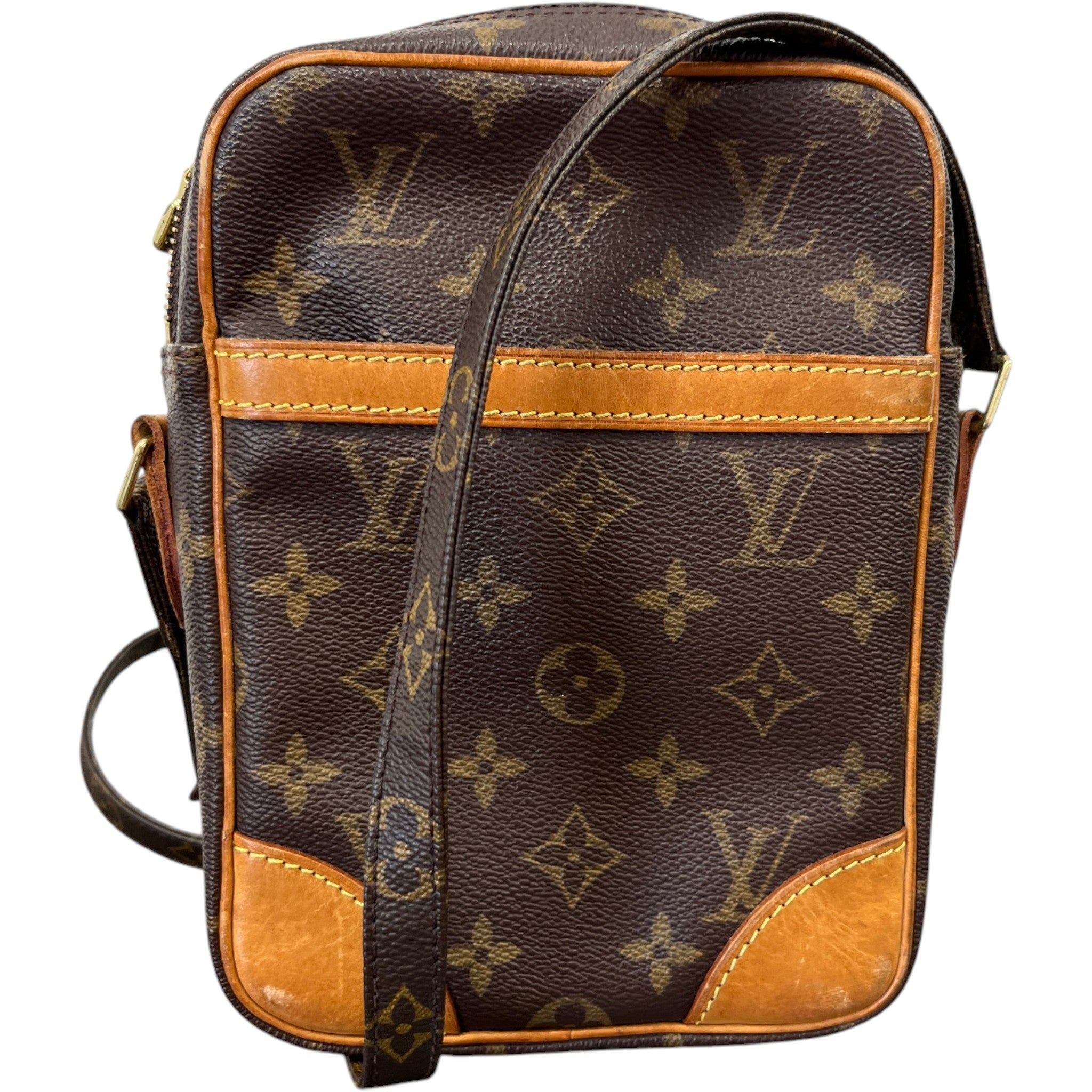 Women's Danube Monogram Messenger Bag Brown