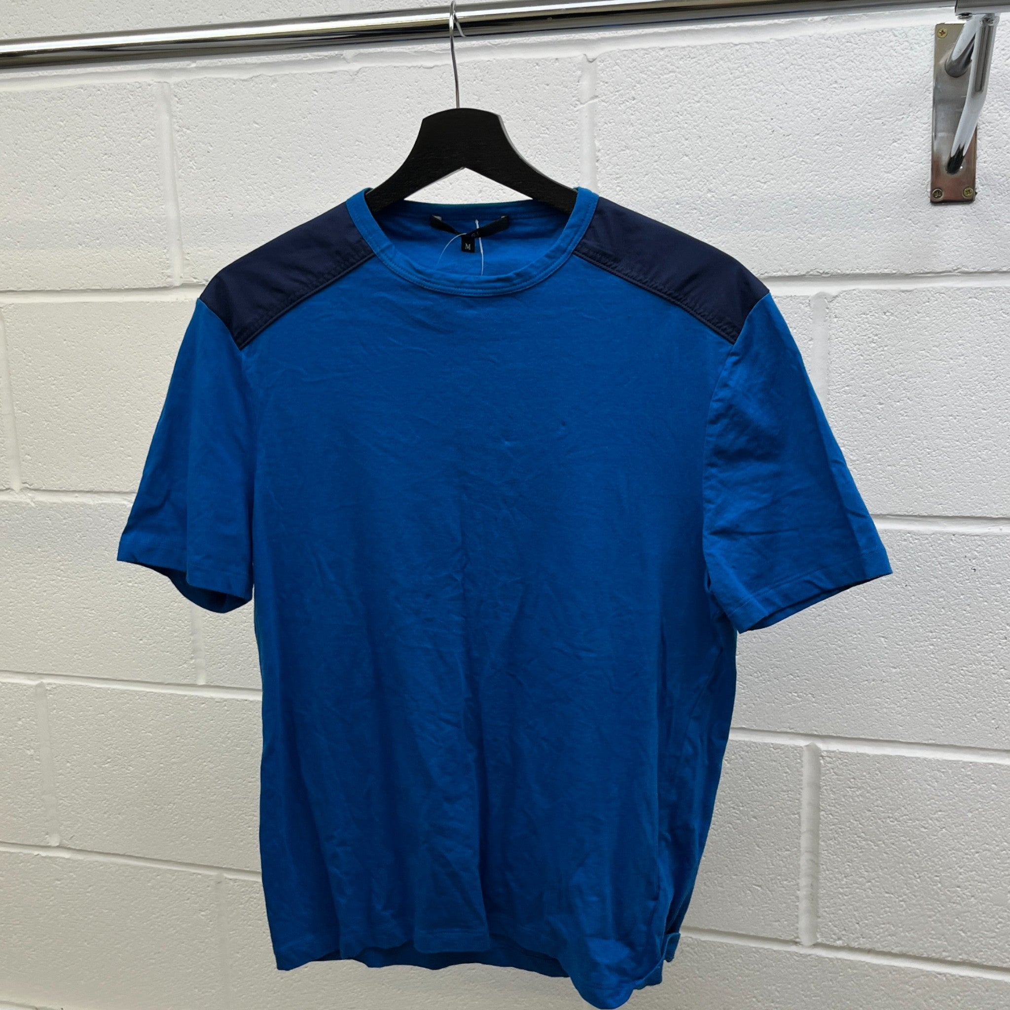 Men's Gg Logo T-Shirt Blue Size M