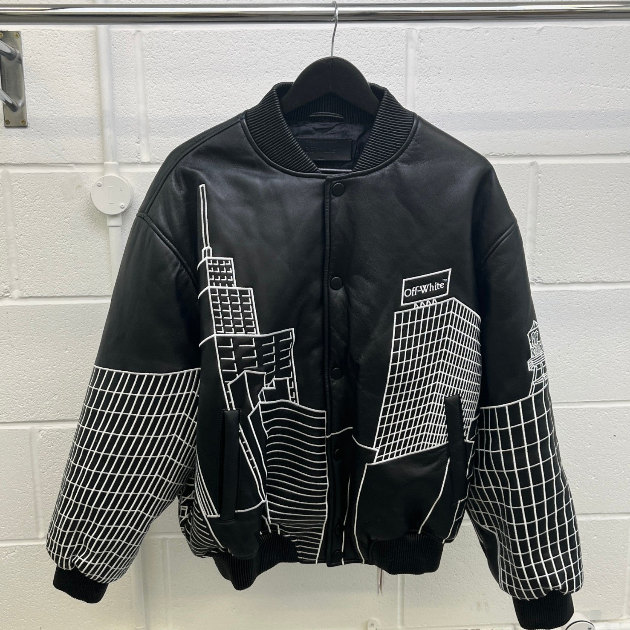 Men's Skyline Bomber Jacket Black Size IT 48 / M