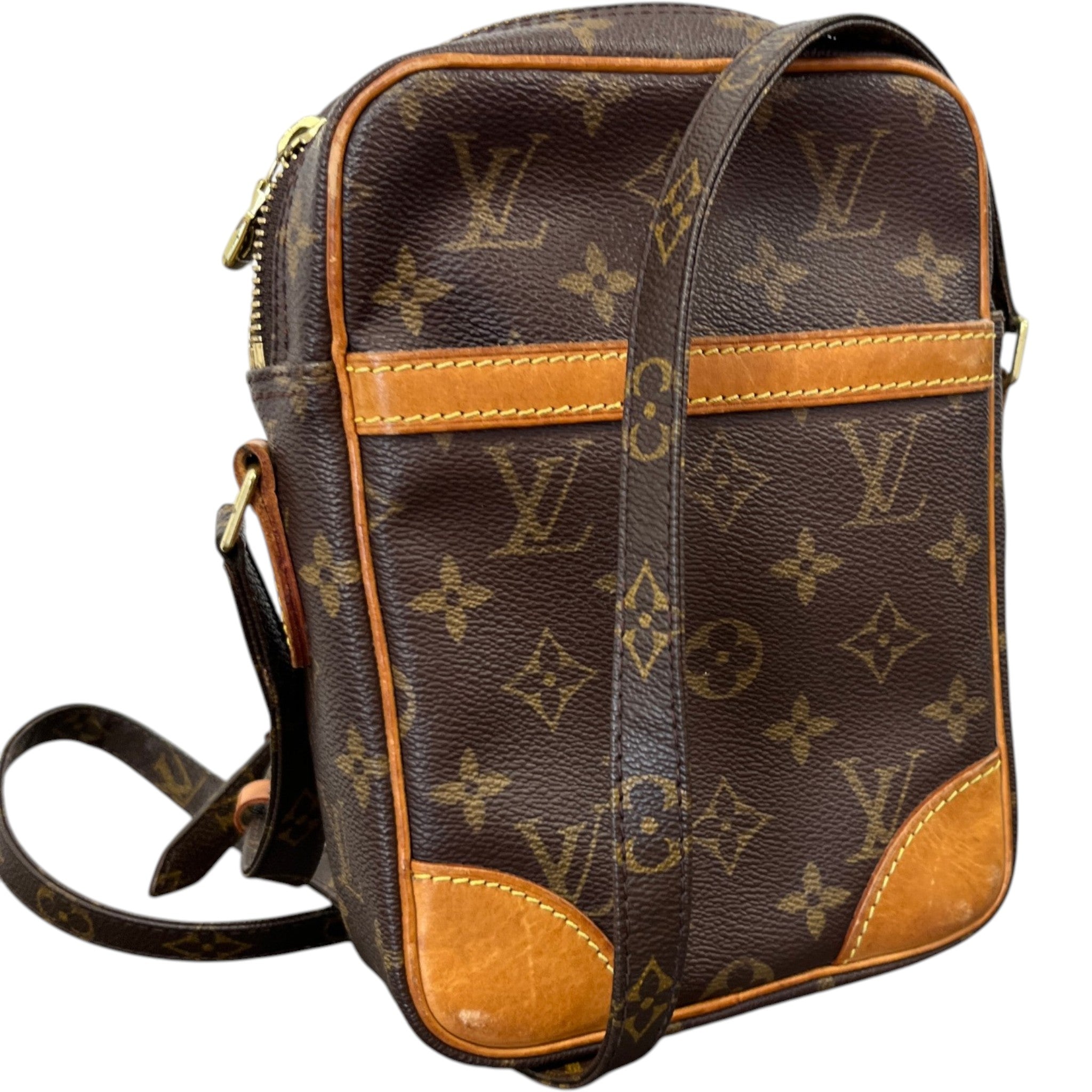 Women's Danube Monogram Messenger Bag Brown