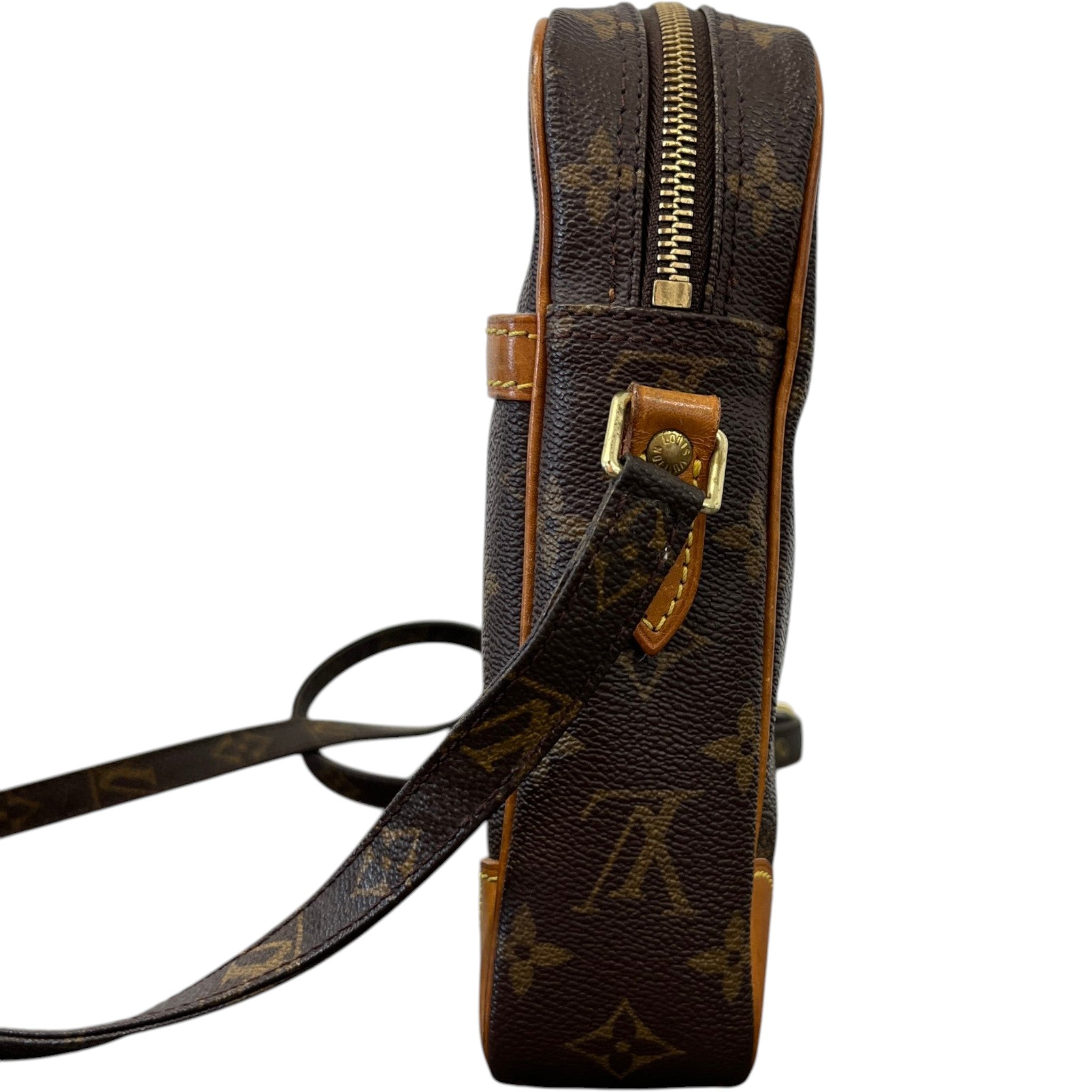 Women's Danube Monogram Messenger Bag Brown