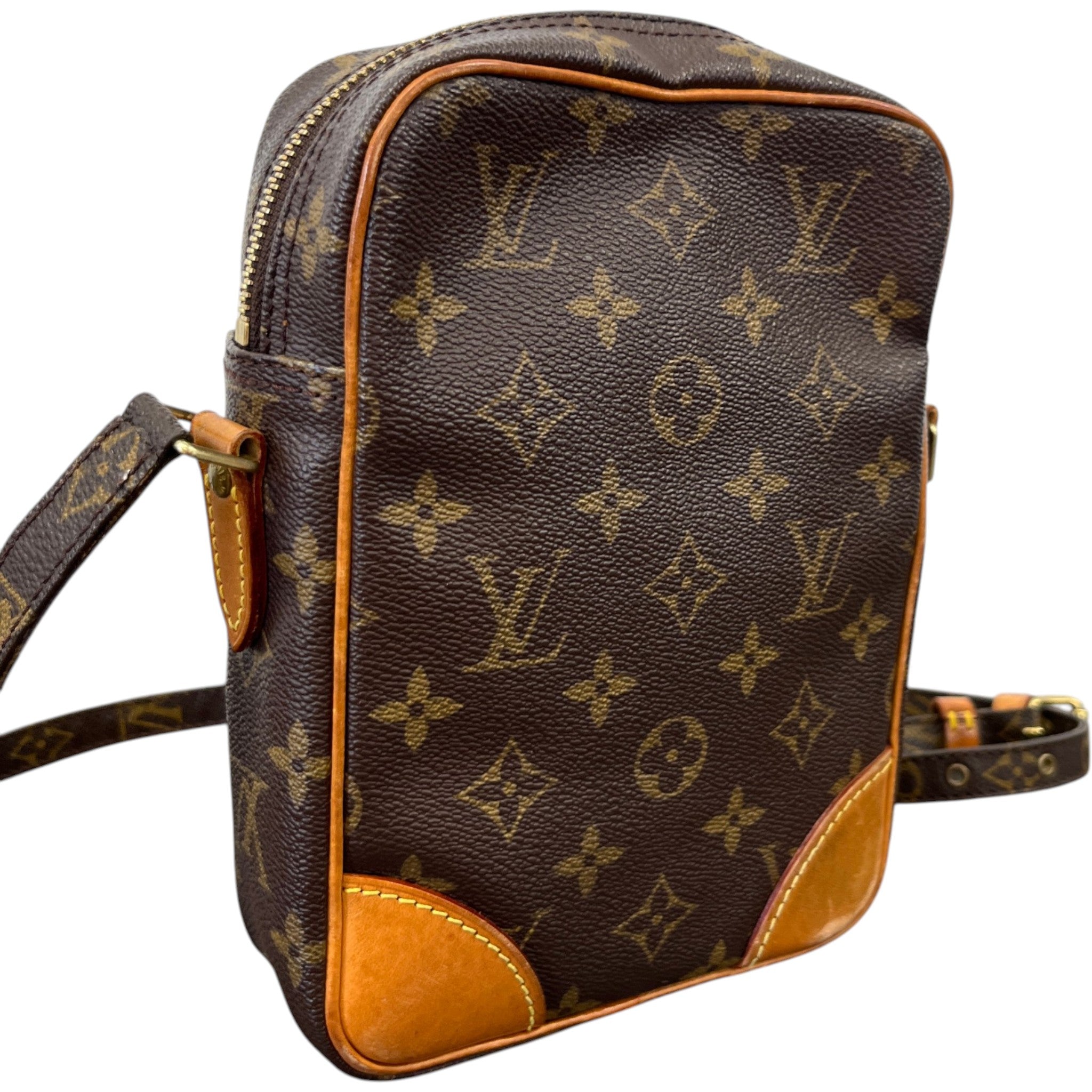 Women's Danube Monogram Messenger Bag Brown