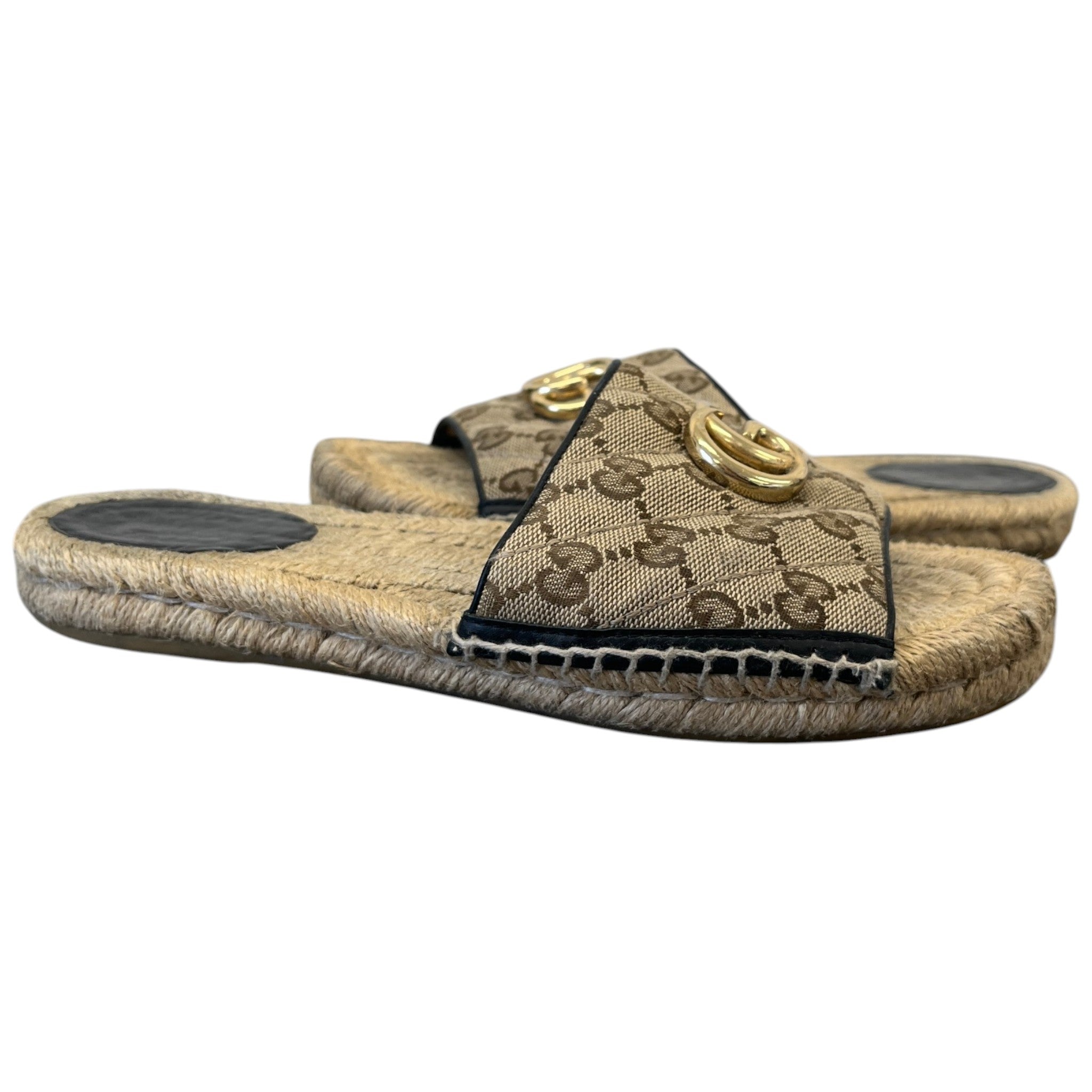 Women's Gg Supreme Slides Beige Size EU 38 / UK 5