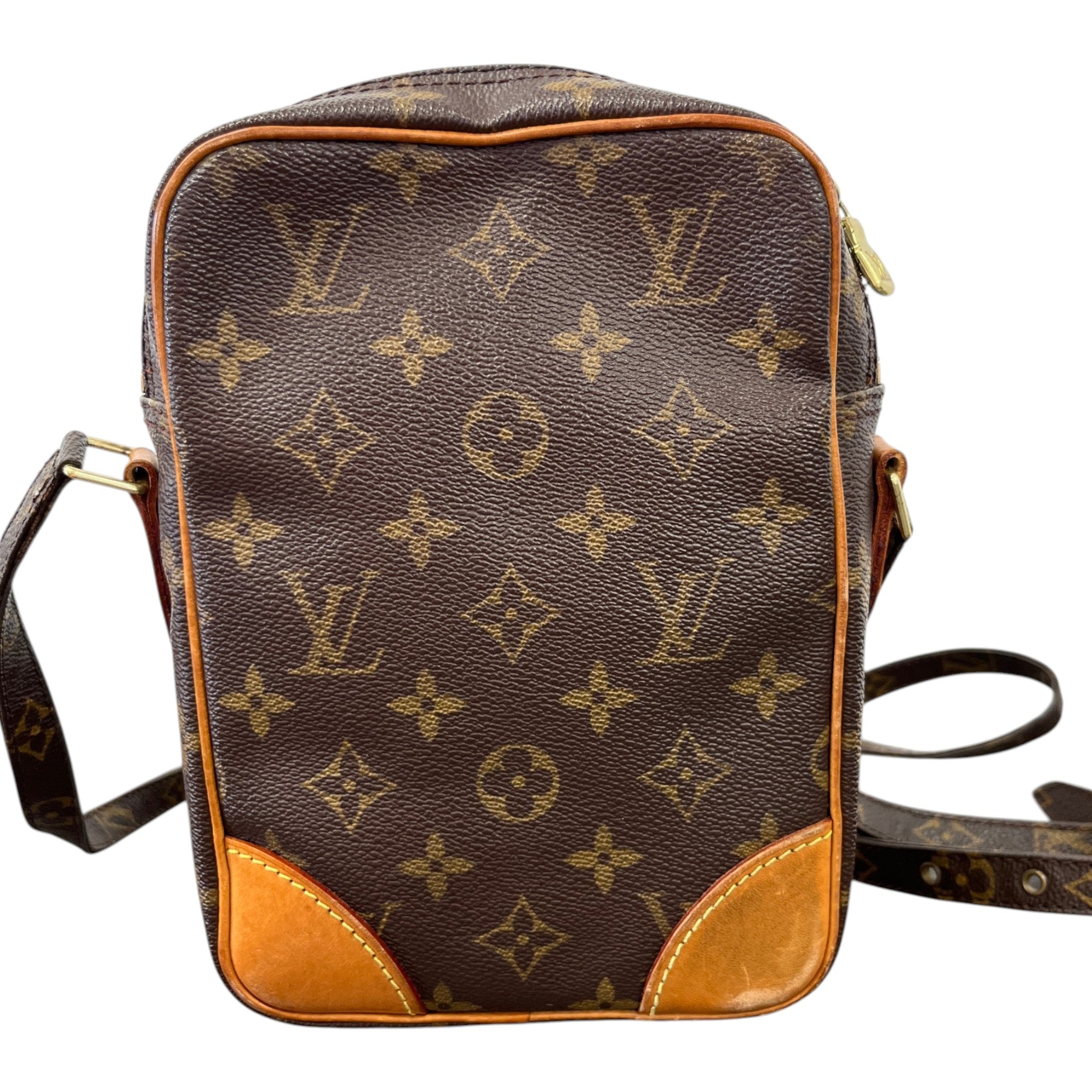 Women's Danube Monogram Messenger Bag Brown
