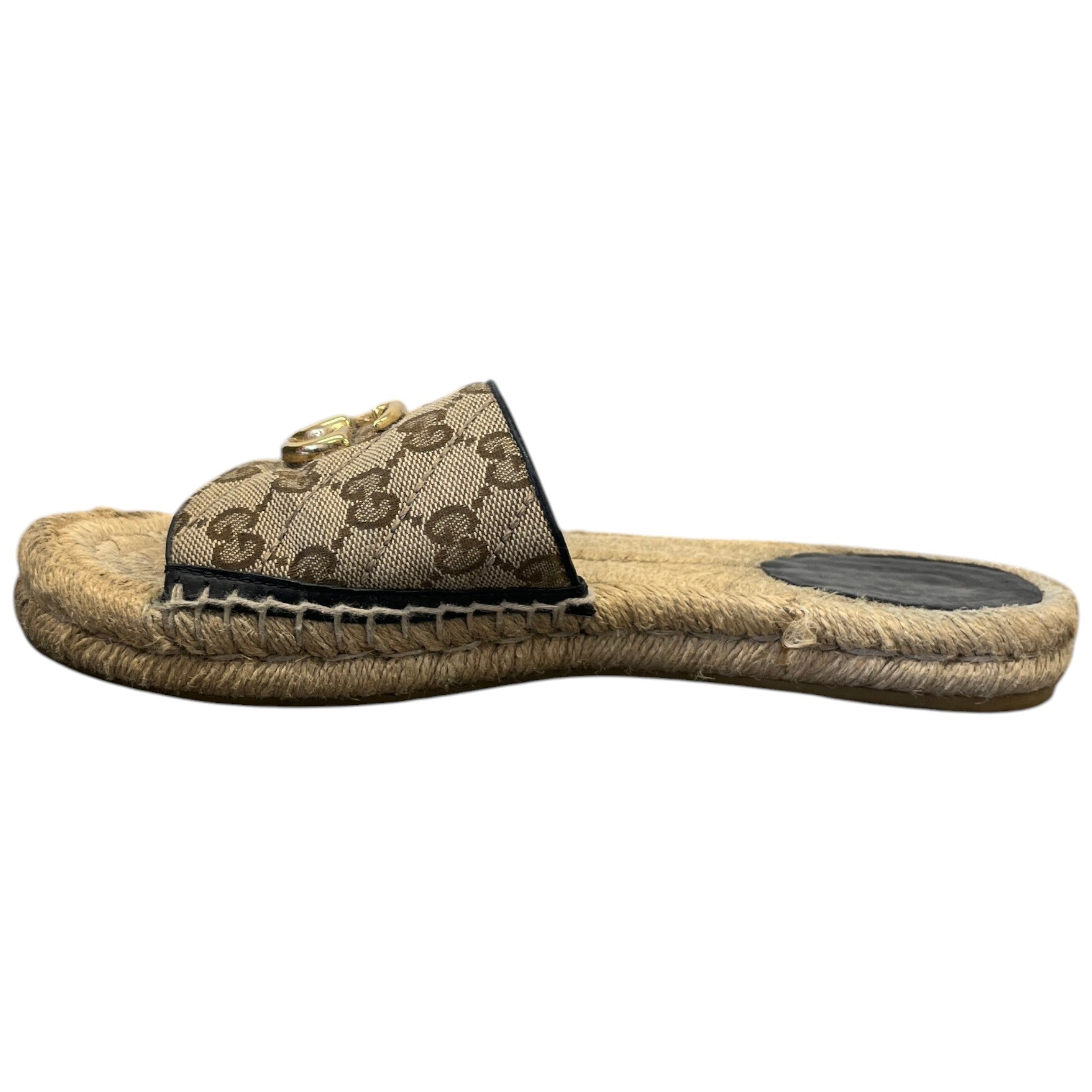 Women's Gg Supreme Slides Beige Size EU 38 / UK 5