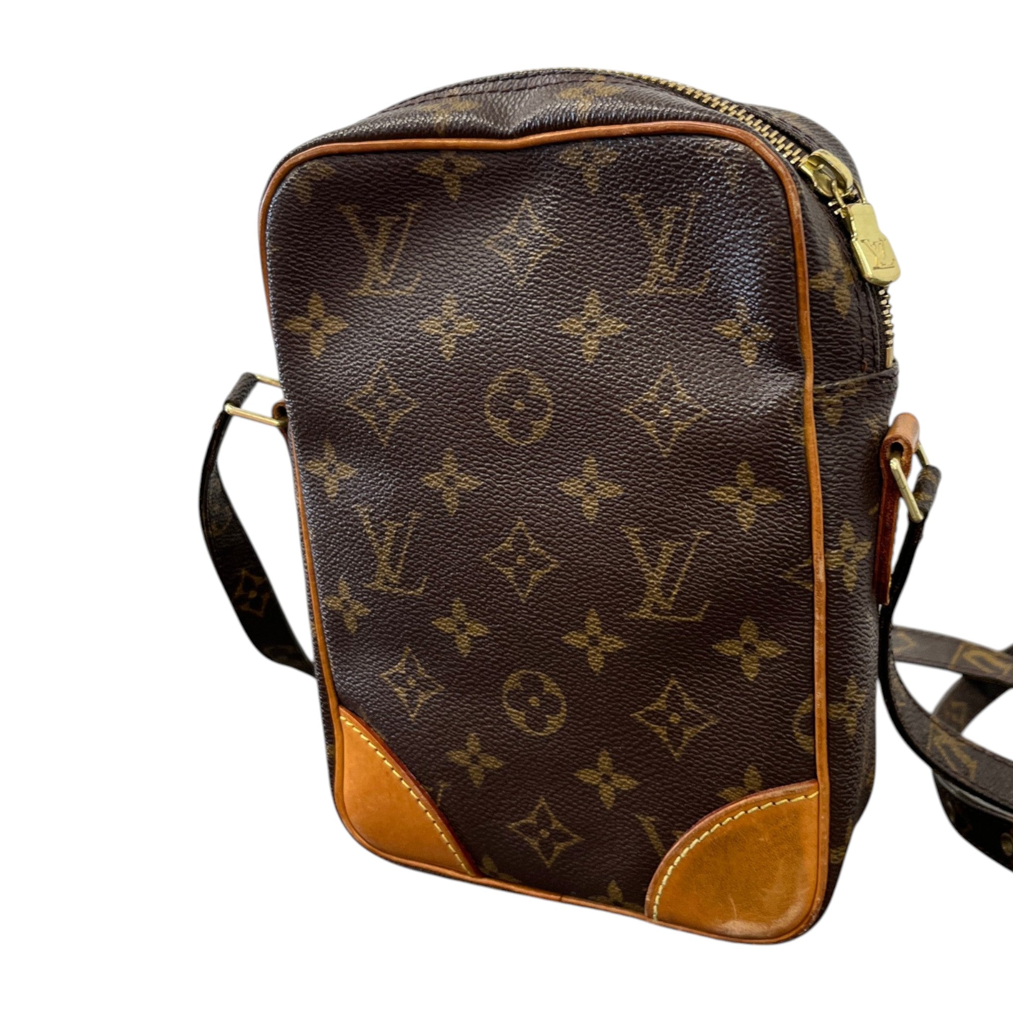 Women's Danube Monogram Messenger Bag Brown