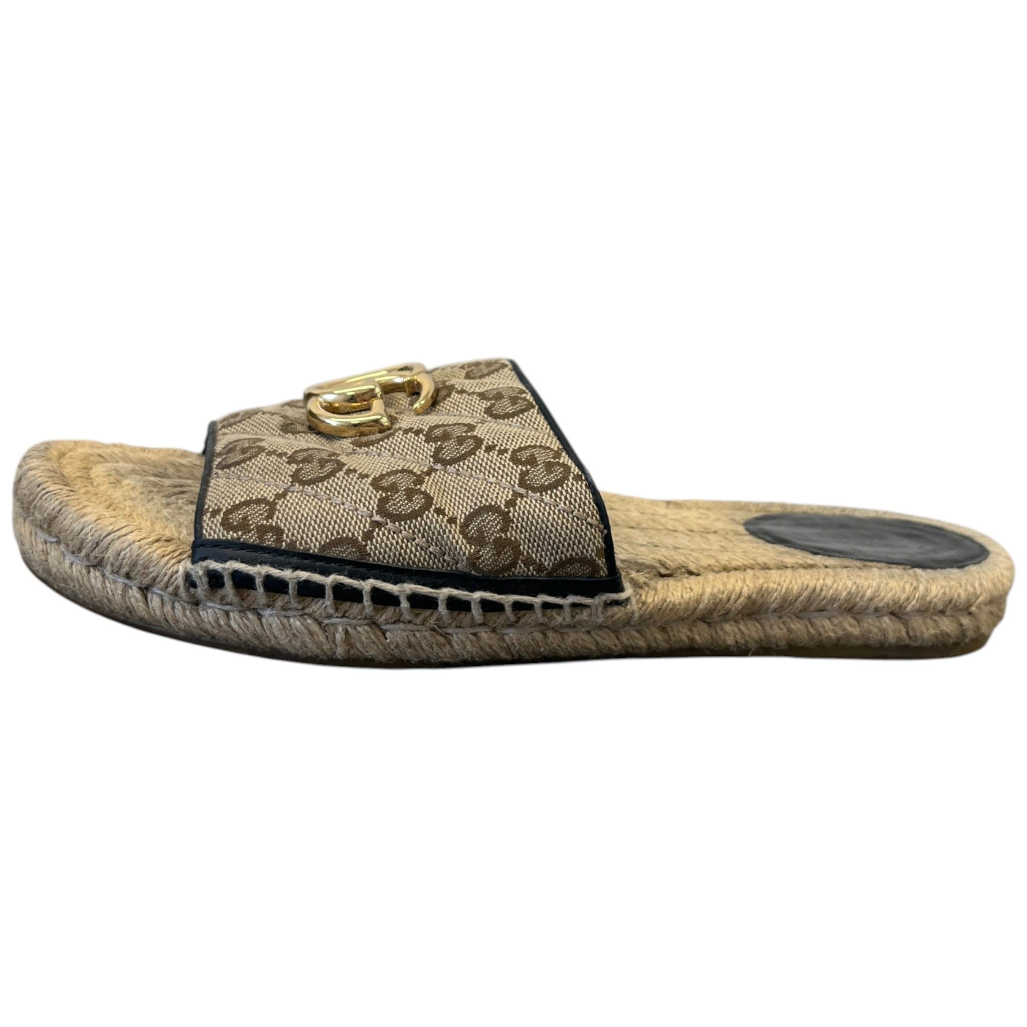 Women's Gg Supreme Slides Beige Size EU 38 / UK 5