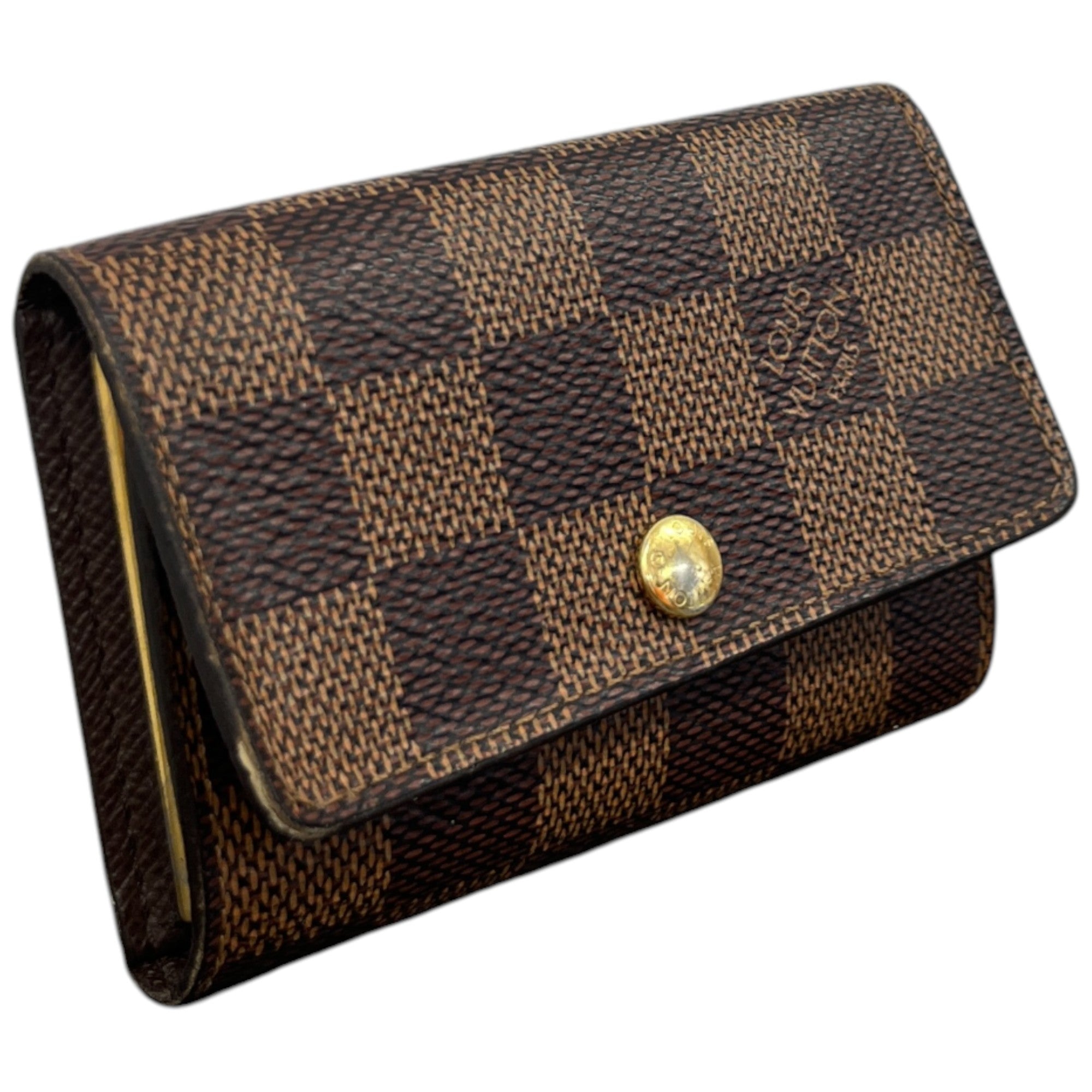 Men's Damier Ebene Multicles 6 Key Holder Wallet Brown