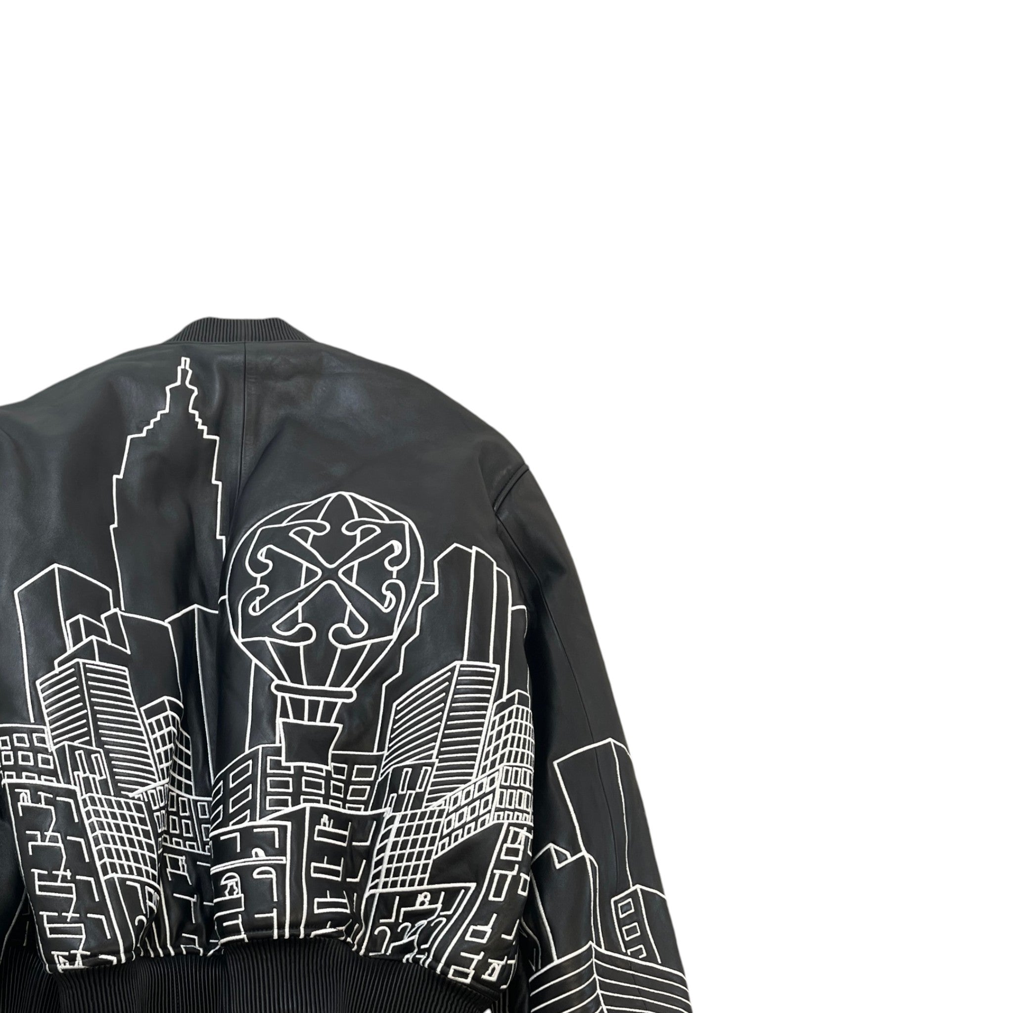 Men's Skyline Bomber Jacket Black Size IT 48 / M