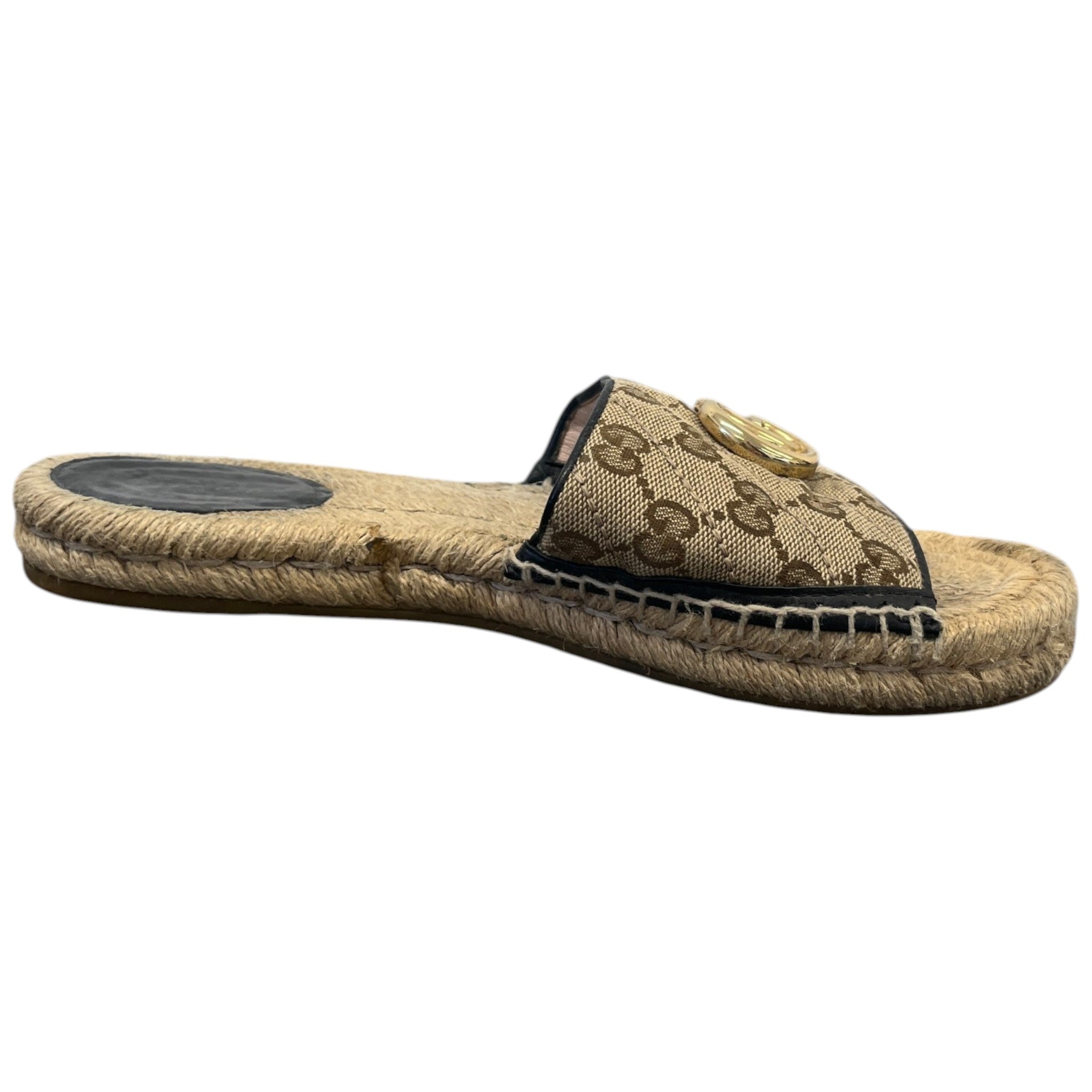 Women's Gg Supreme Slides Beige Size EU 38 / UK 5