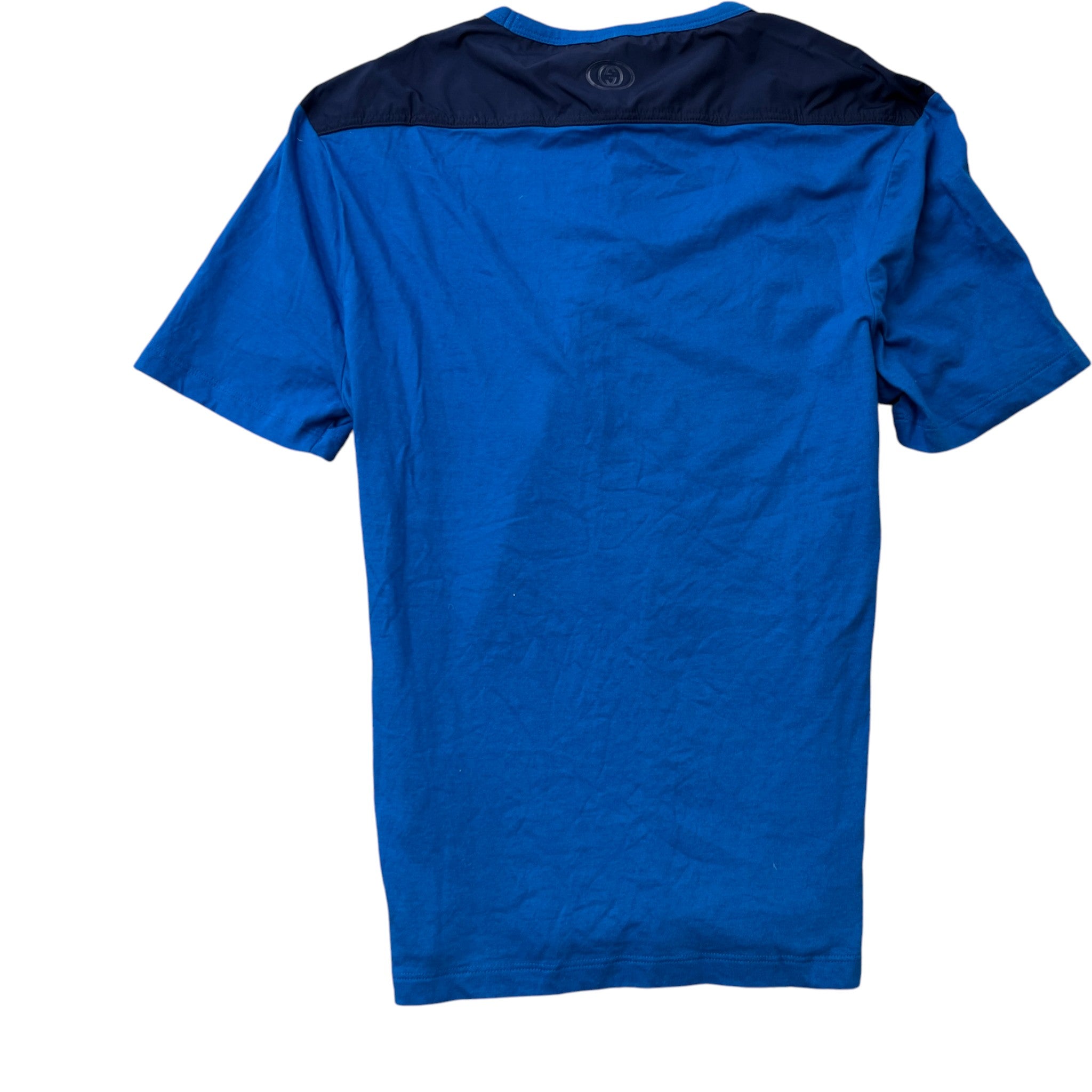 Men's Gg Logo T-Shirt Blue Size M
